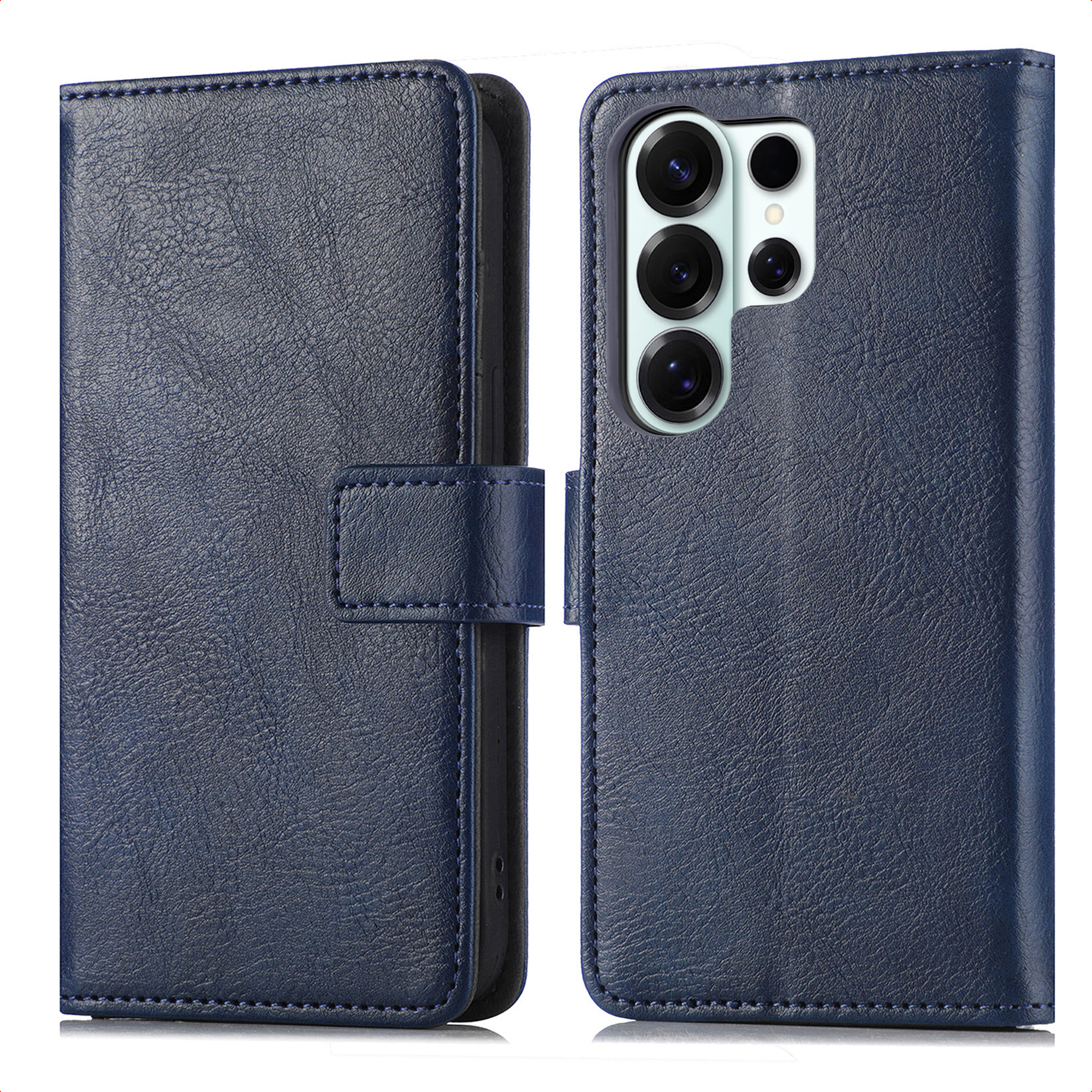 imoshion Luxe Bookcase voor de Samsung Galaxy S26 Ultra - Donkerblauw
