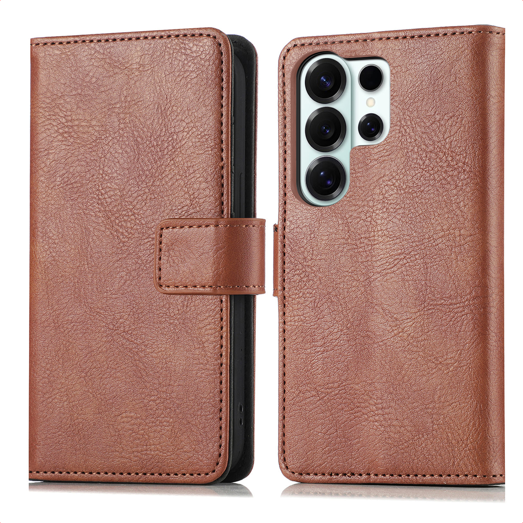 imoshion Luxe Bookcase voor de Samsung Galaxy S26 Ultra - Bruin