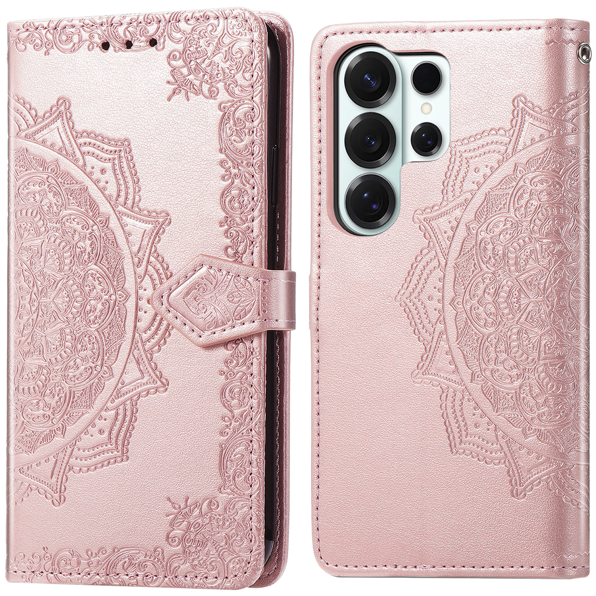 imoshion Mandala Bookcase voor de Samsung Galaxy S26 Ultra - Rose Gold