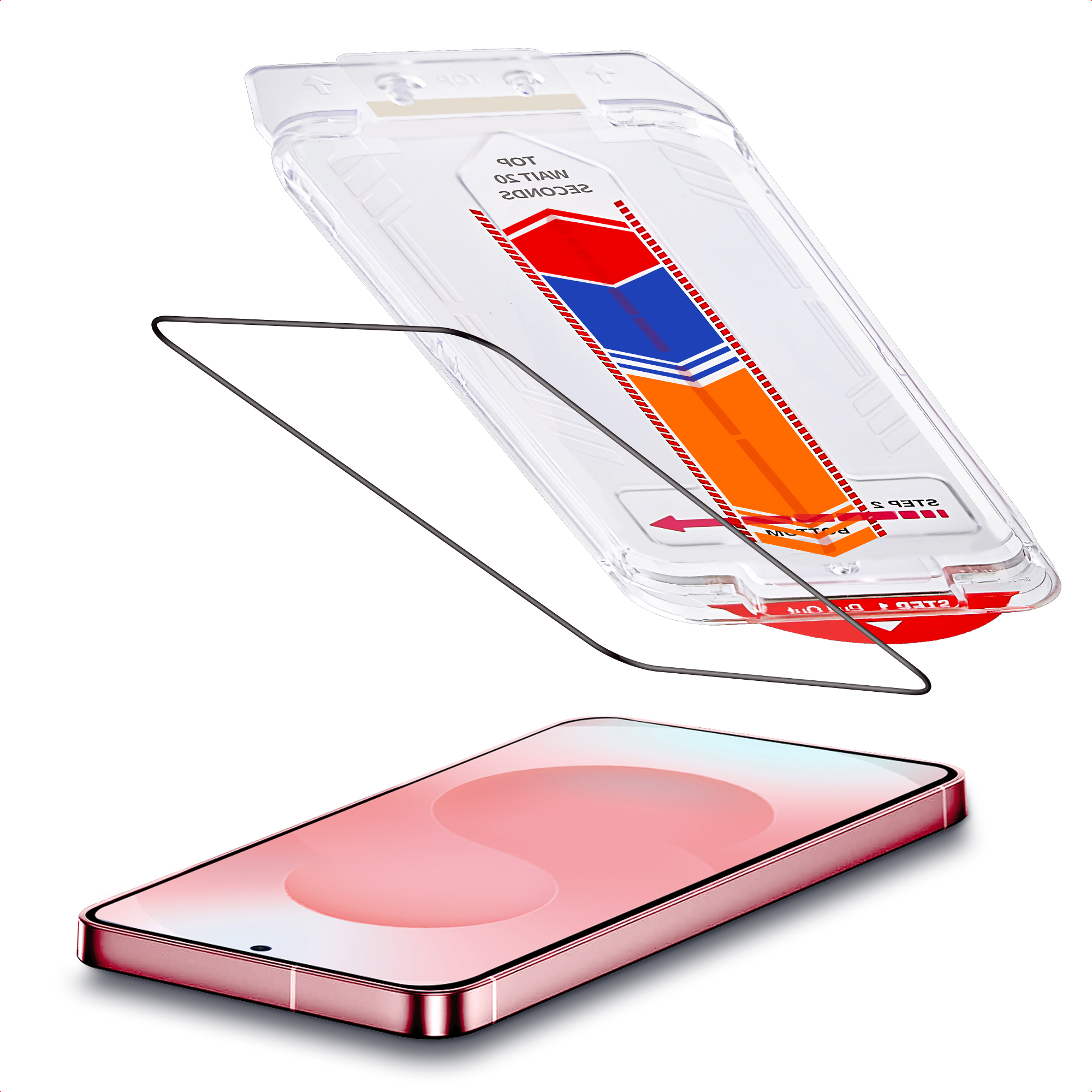 Accezz Gehard Glas Screenprotector + Applicator voor de Samsung Galaxy S26