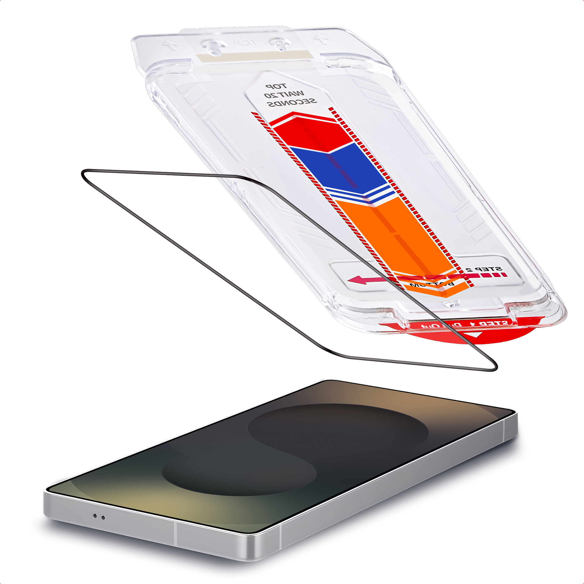 Accezz Gehard Glas Screenprotector + Applicator voor de Samsung Galaxy S26 Ultra