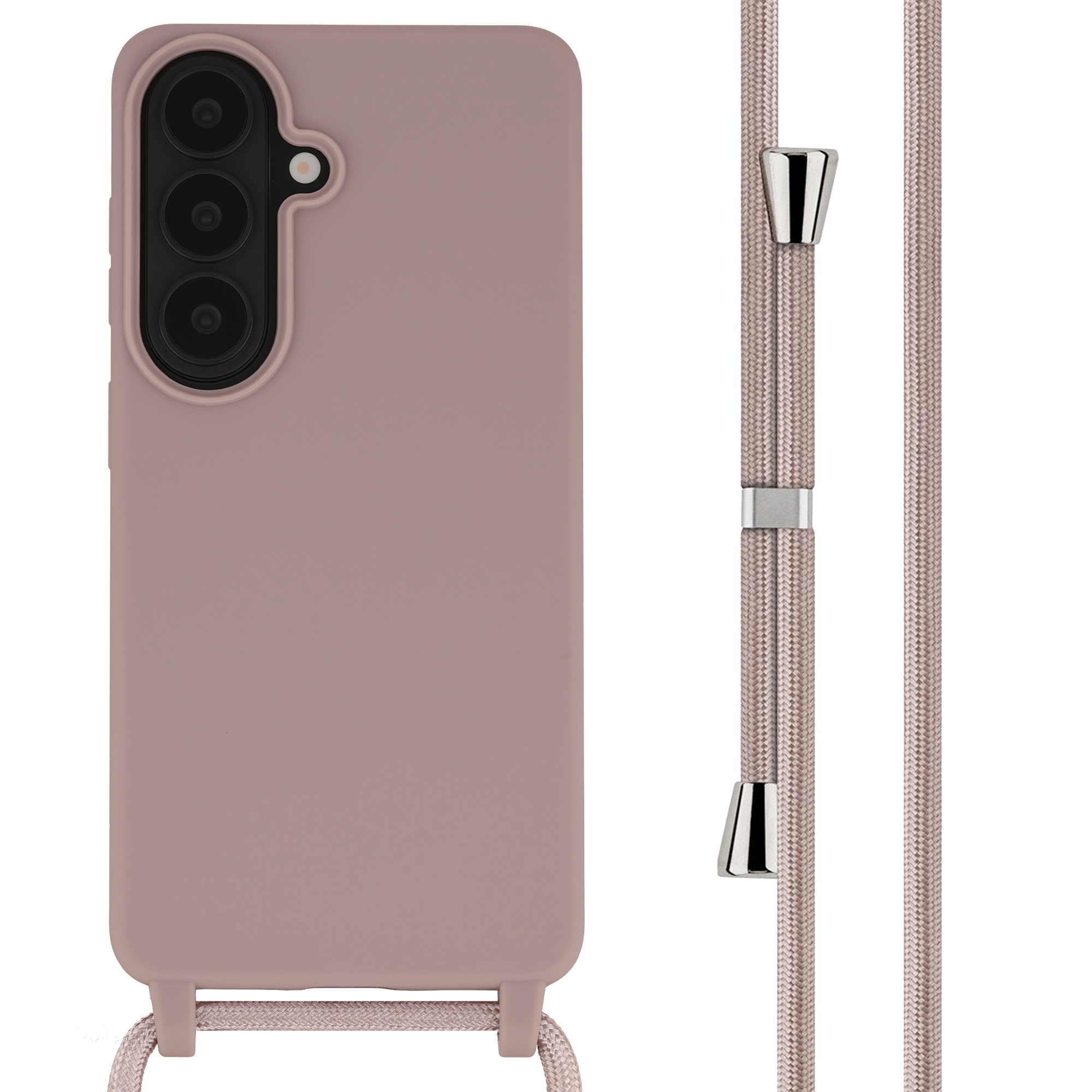 imoshion Siliconen hoesje met koord voor de Samsung Galaxy S26 - Sand Pink