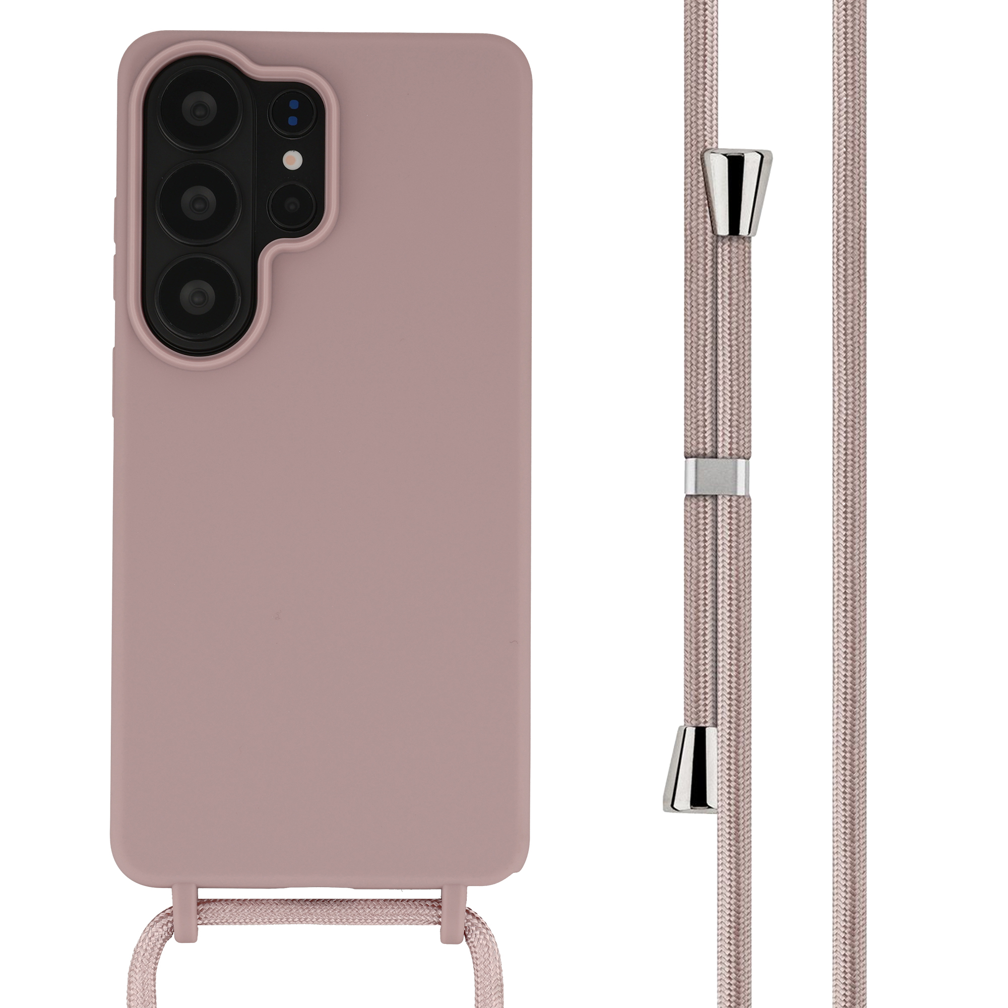 imoshion Coque en silicone avec cordon Samsung Galaxy S26 Ultra - Sand Pink