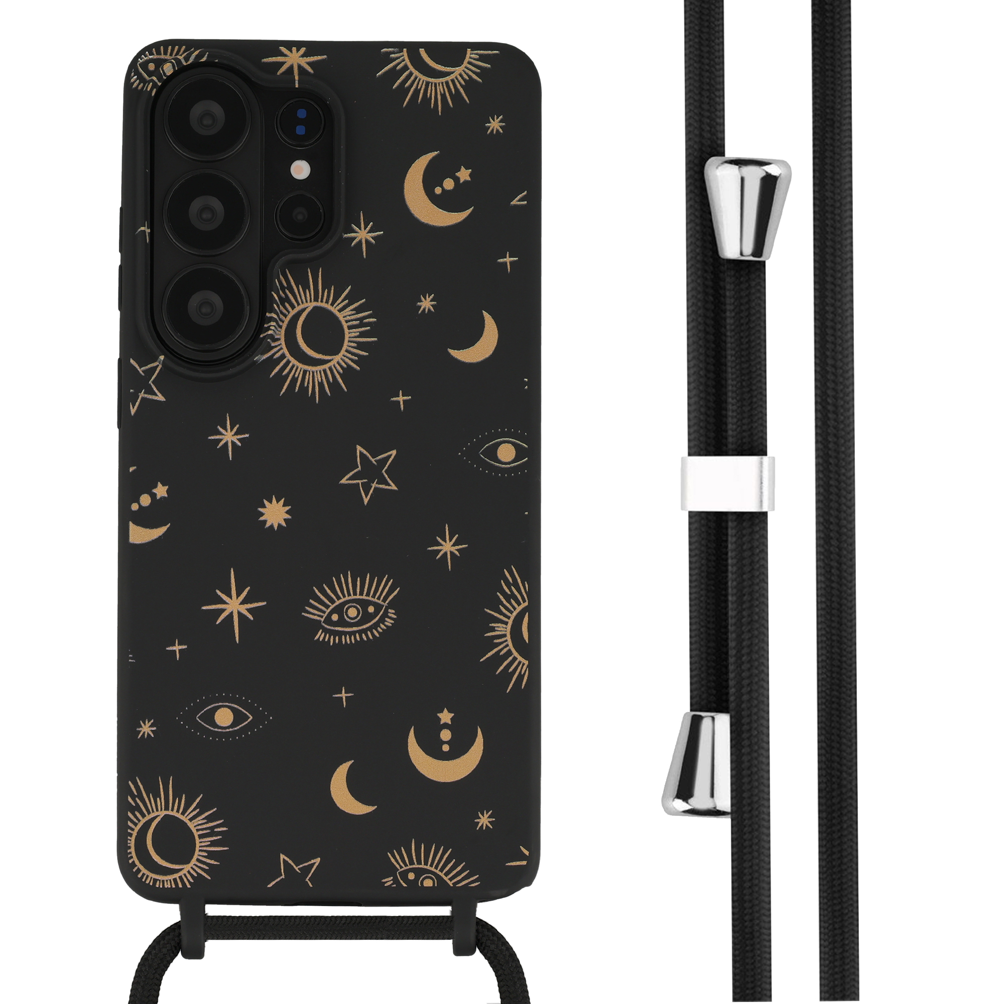 imoshion Coque design en silicone avec cordon Samsung Galaxy S26 Ultra - Sky Black