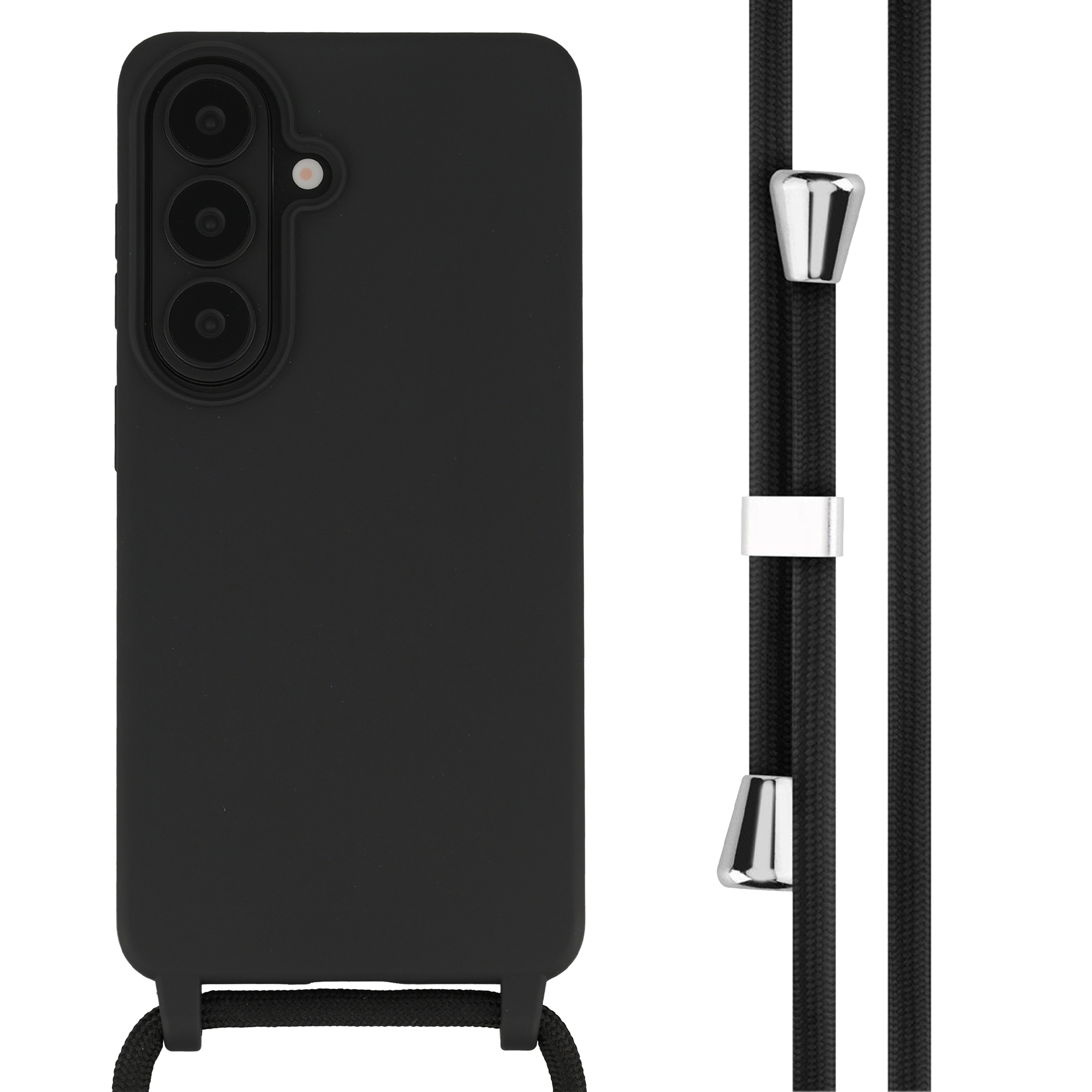 imoshion Coque en silicone avec cordon Samsung Galaxy S26 Plus - Noir