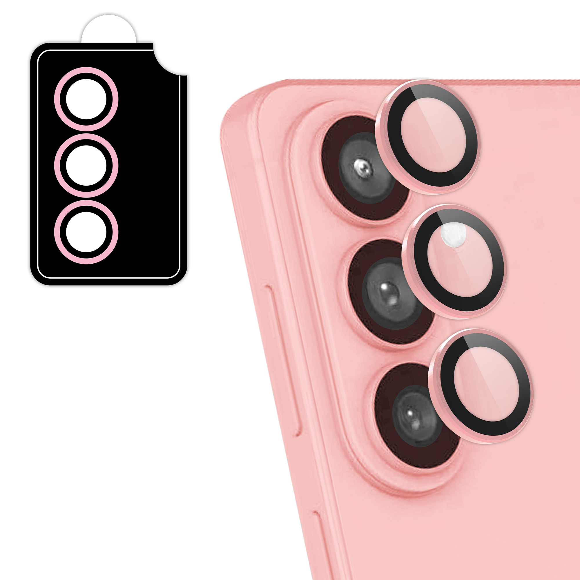 imoshion 2 Pack Camera lens protector voor de Samsung Galaxy S26 / S26 Plus - Roze