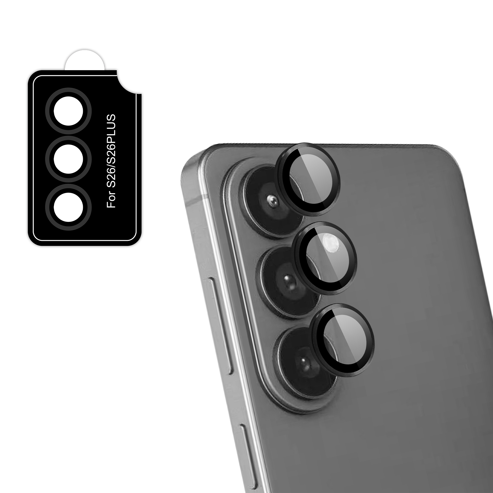 imoshion 2 Pack Camera lens protector voor de Samsung Galaxy S26 Ultra - Black