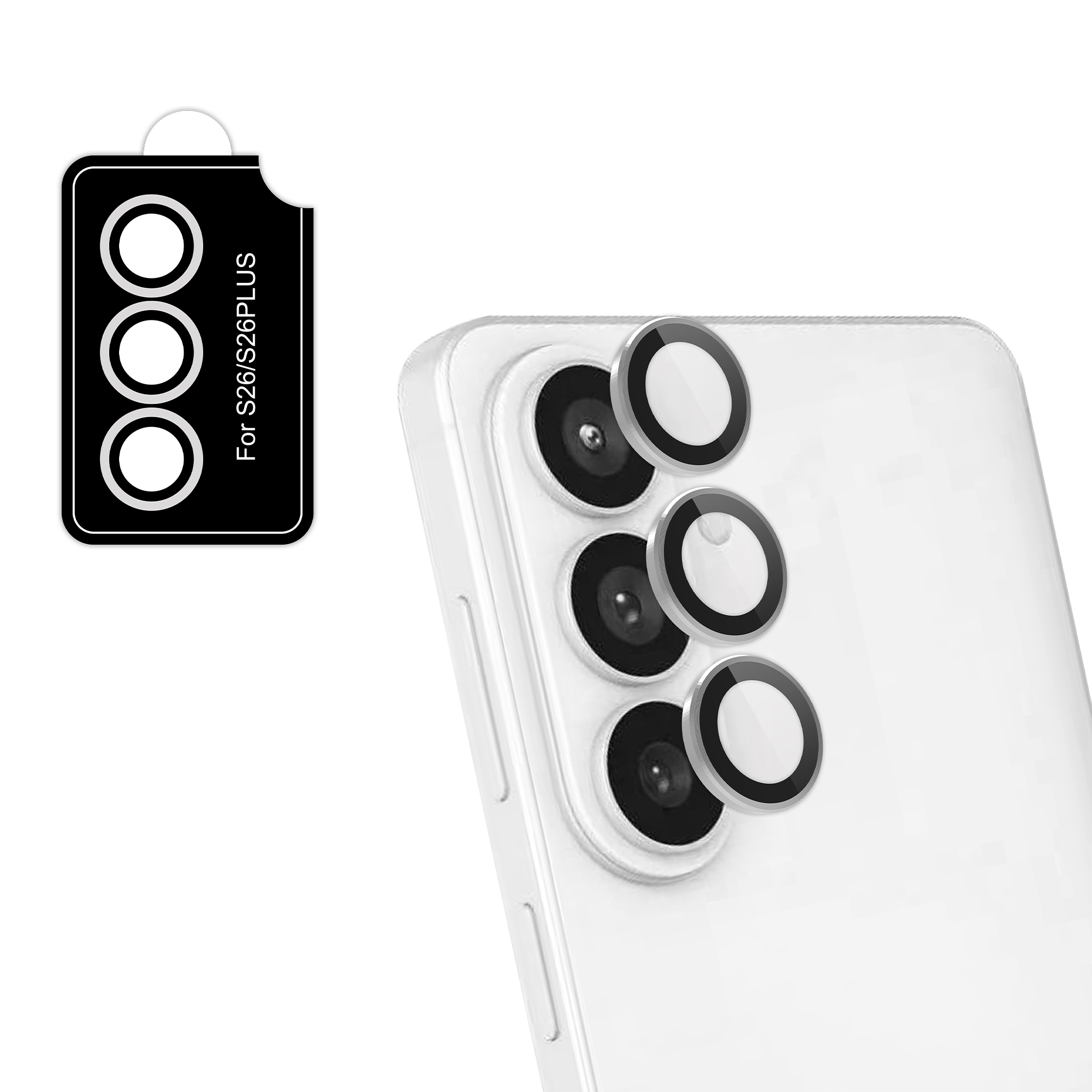 imoshion 2 Pack Camera lens protector voor de Samsung Galaxy S26 Ultra - Silver