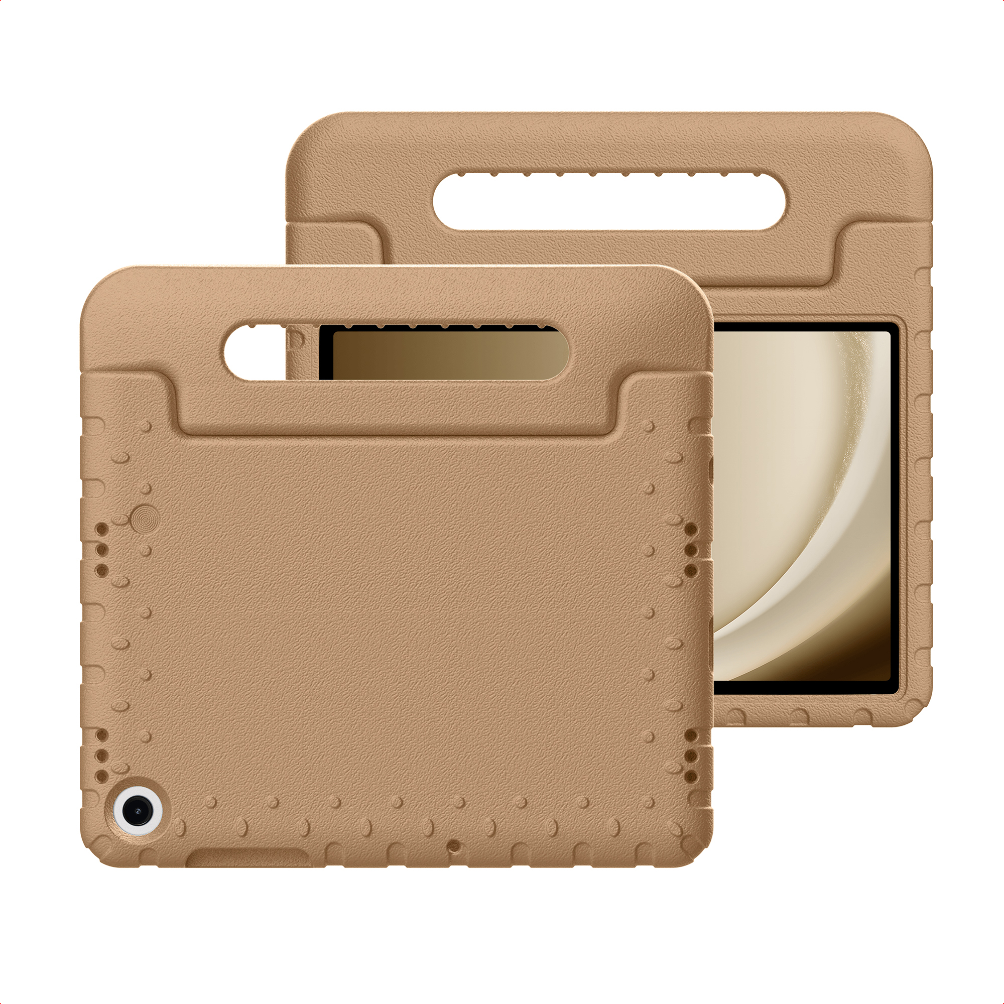 imoshion Coque kidsproof avec poignée Samsung Galaxy Tab A11 Plus / A9 Plus - Beige