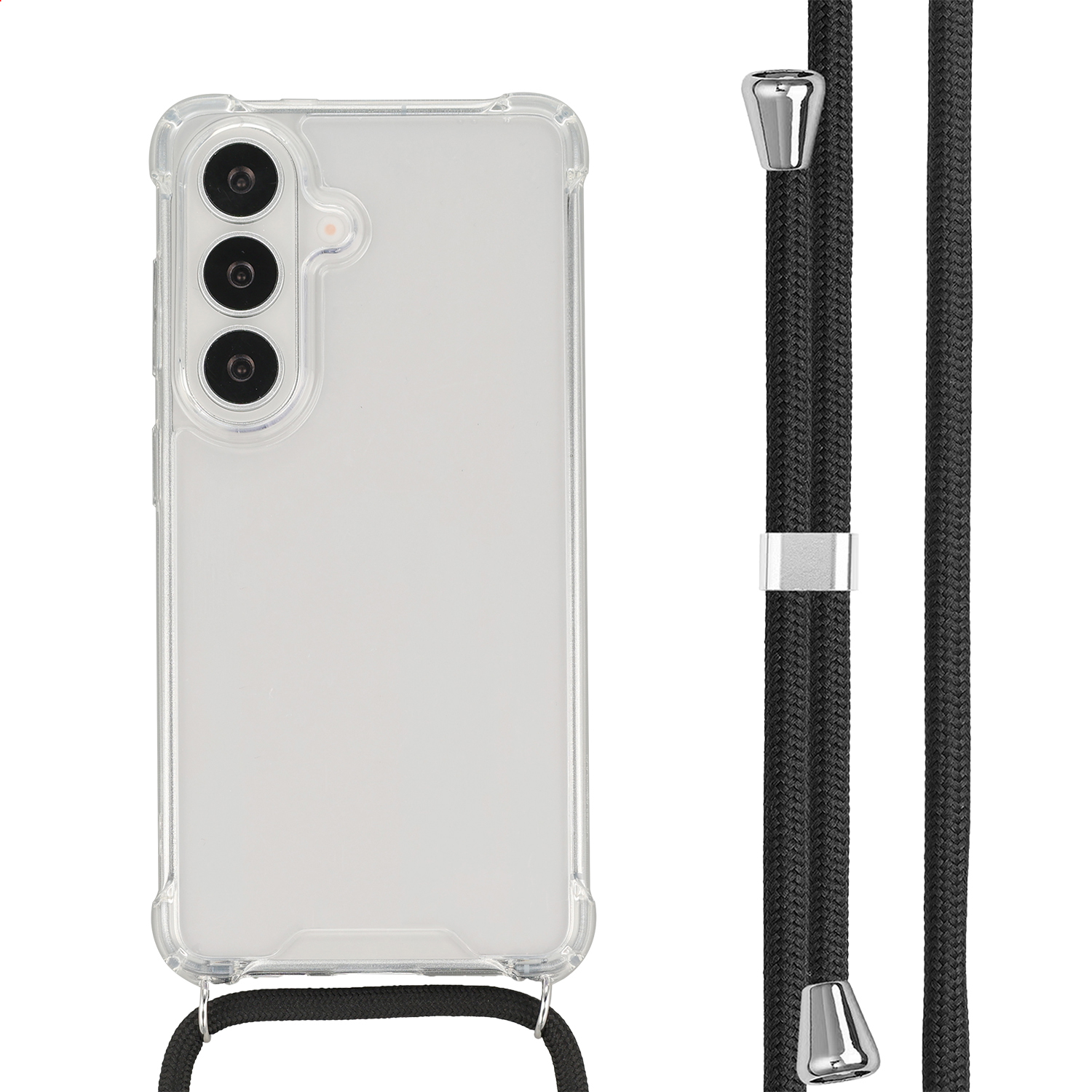 imoshion Coque arrière Transparente avec cordon Samsung Galaxy S26 Plus - Noir