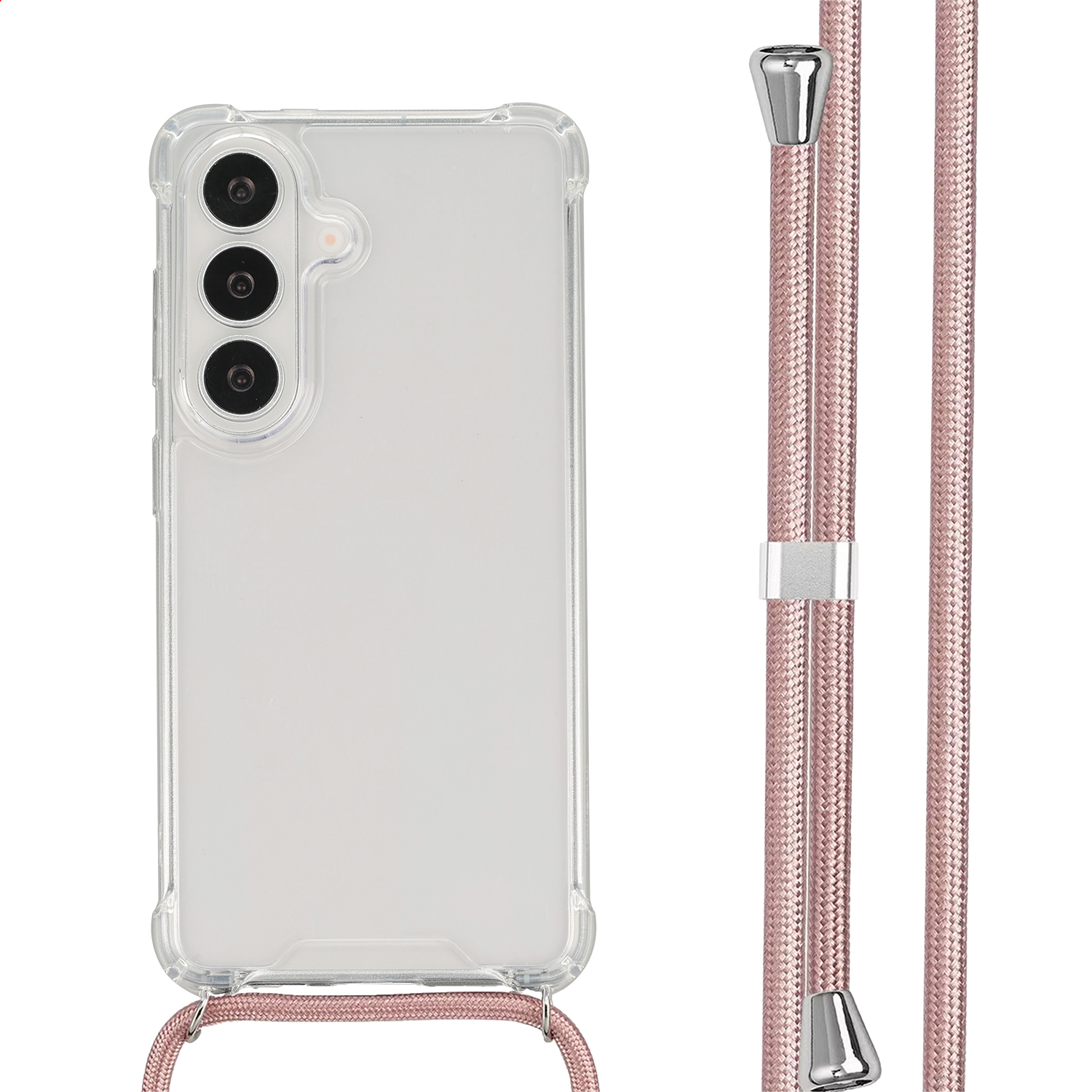 imoshion Transparante Backcover met koord voor de Samsung Galaxy S26 - Rosé Goud