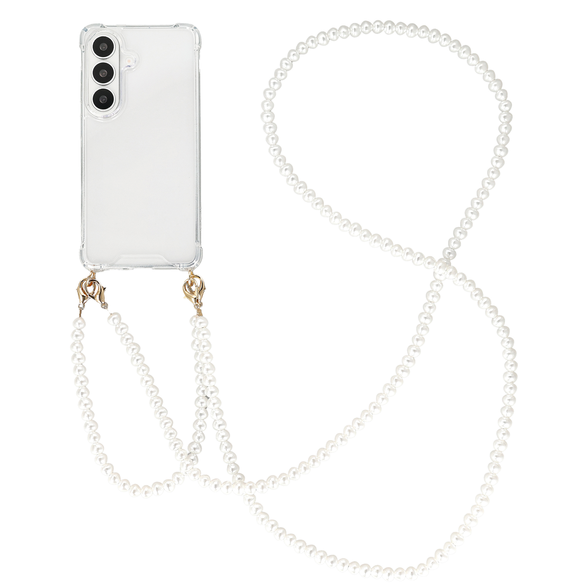 imoshion Backcover met Telefoonkoorden voor de Samsung Galaxy S26 Plus - Parels