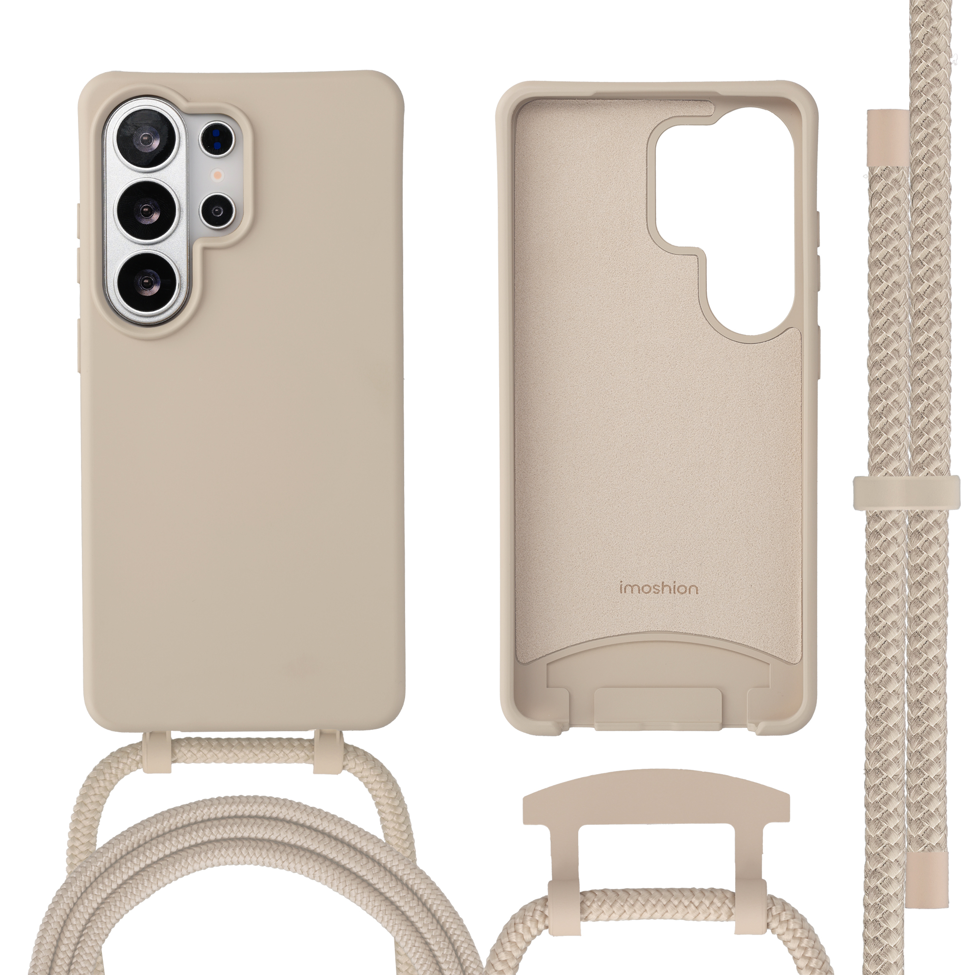 imoshion Coque arrière Color avec cordon amovible et MagSafe Samsung Galaxy S26 Ultra - Nude