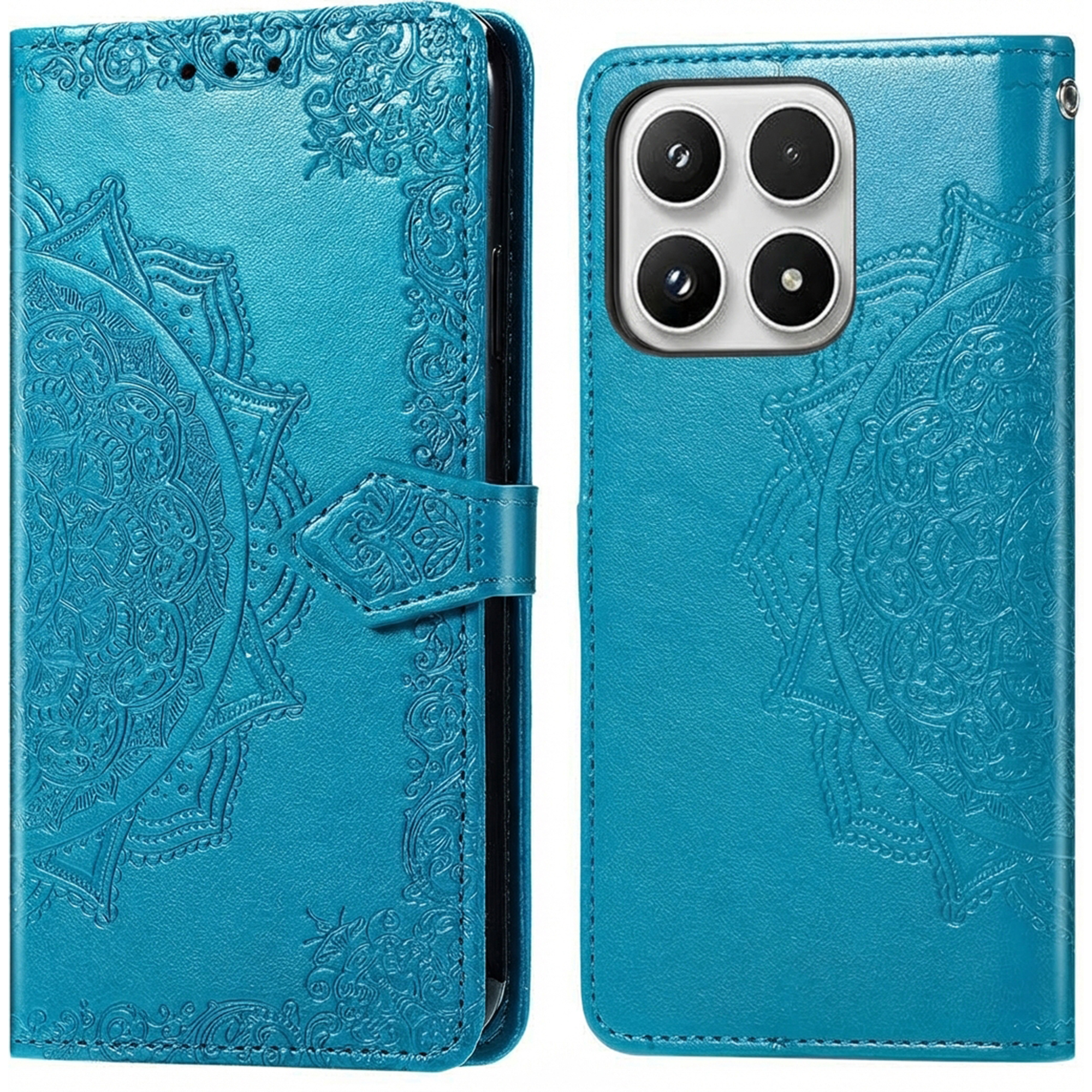 imoshion Mandala Bookcase voor de Xiaomi 17 - Turquoise