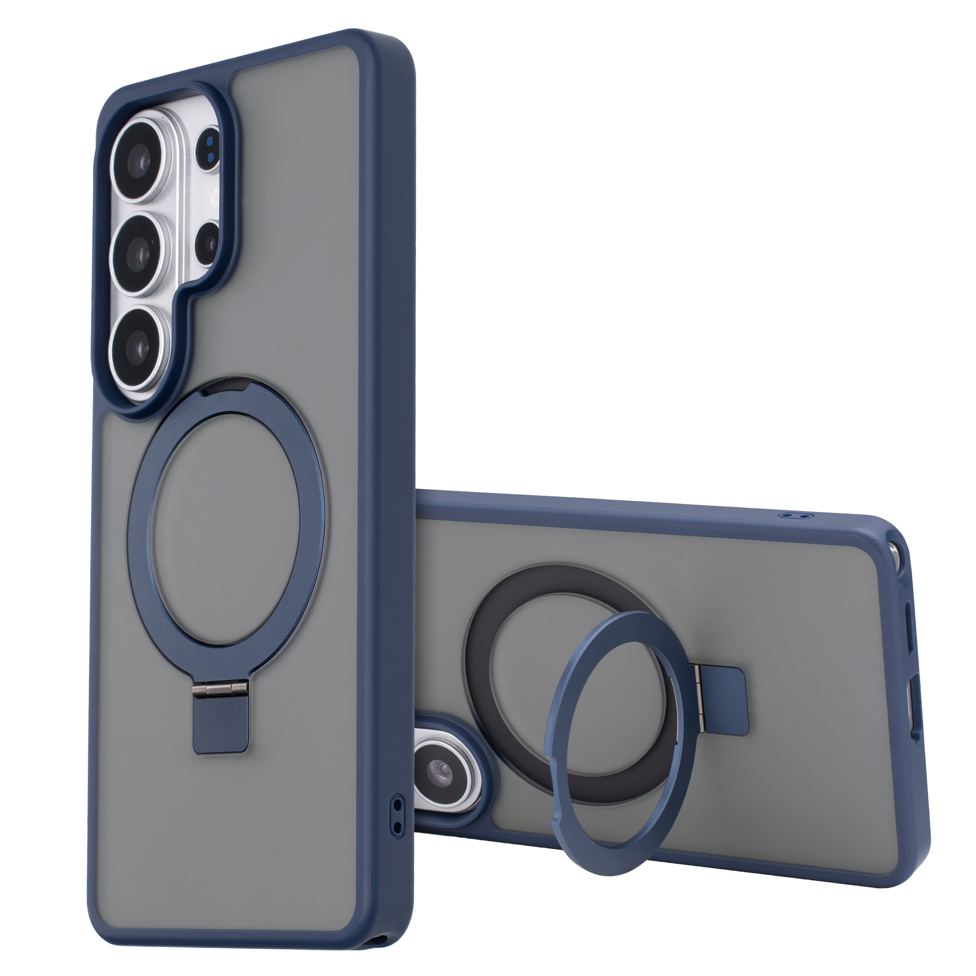 Accezz Coque Ring Stand avec MagSafe Samsung Galaxy S26 Ultra - Bleu