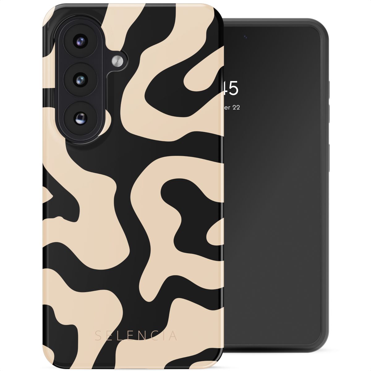 Selencia Vivid Backcover met MagSafe voor de Samsung Galaxy S26 - Art Wave Black