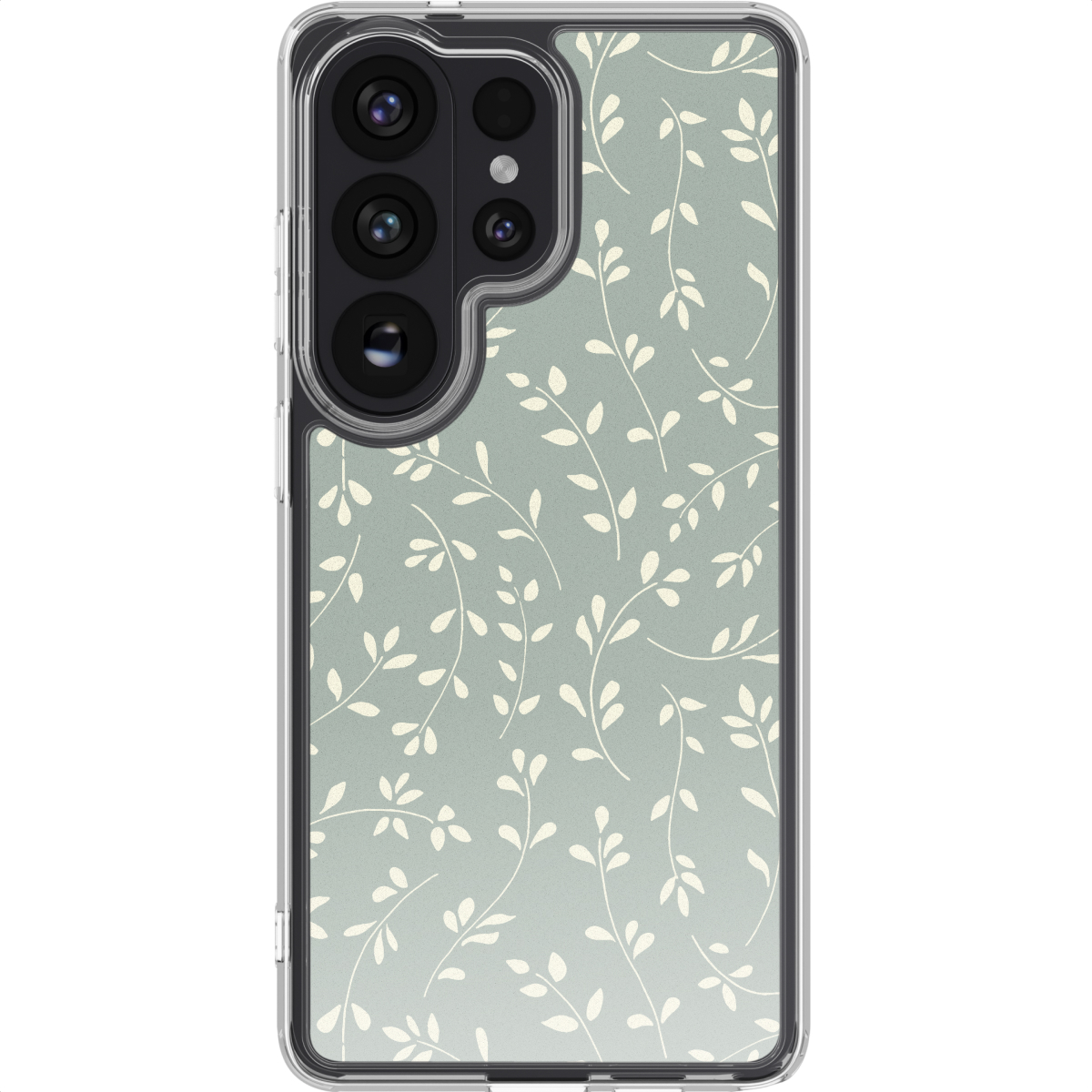 imoshion Design hoesje voor de Samsung Galaxy S26 Ultra - Smoke Green Flowers