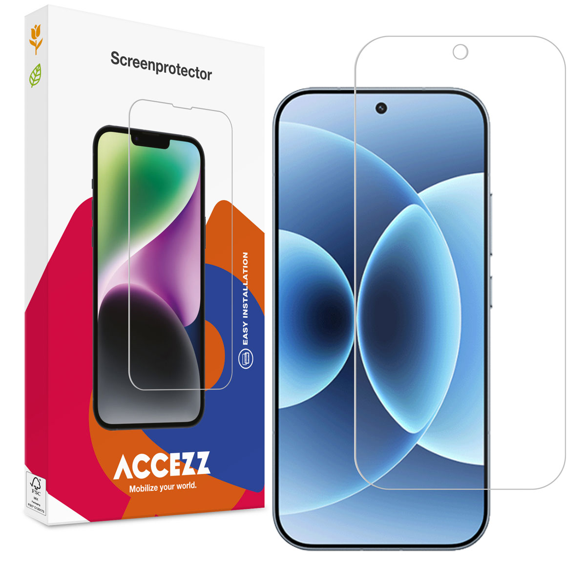 Accezz Gehard Glas Screenprotector voor de Xiaomi 17
