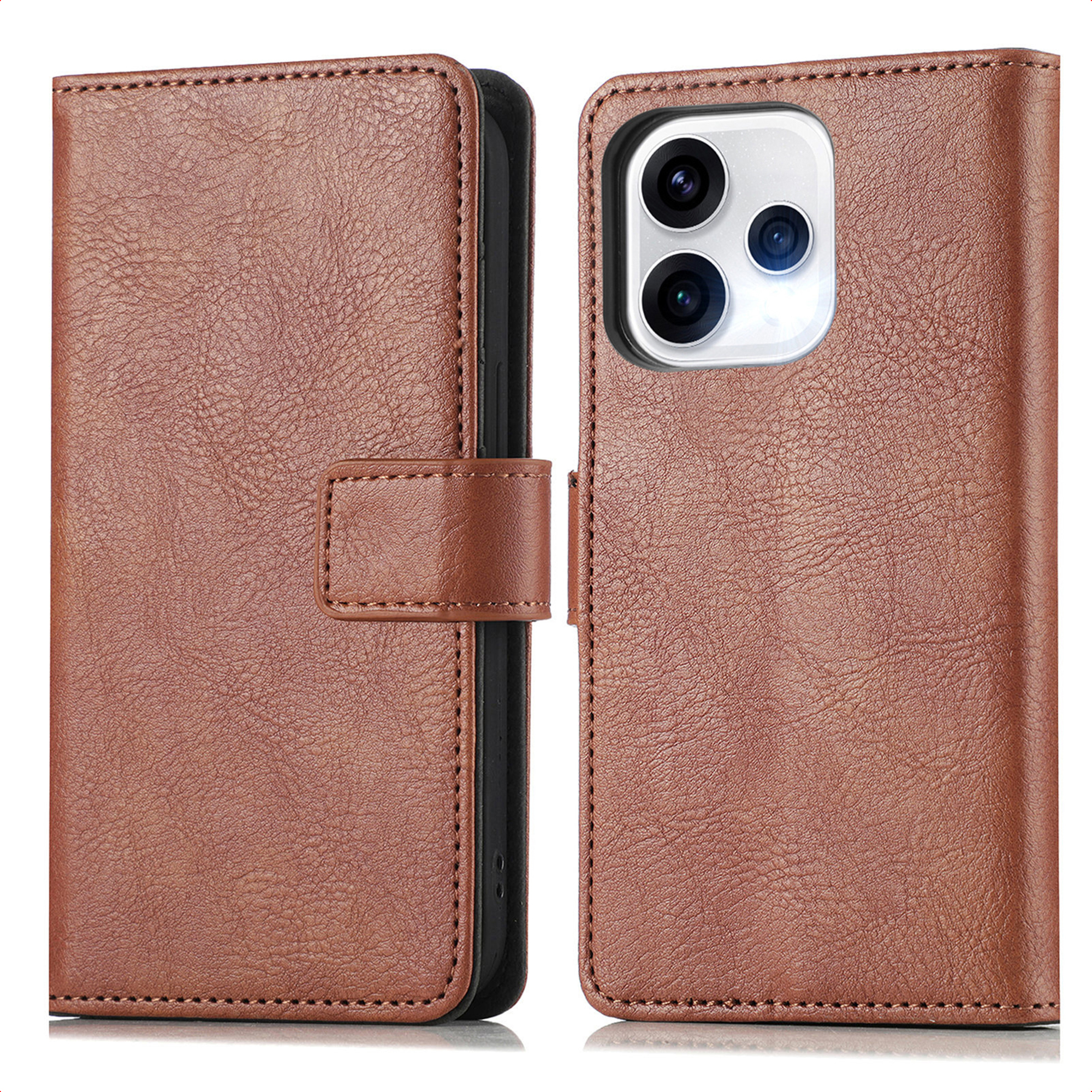 imoshion Luxe Bookcase voor de Oppo Reno15 (5G) - Bruin