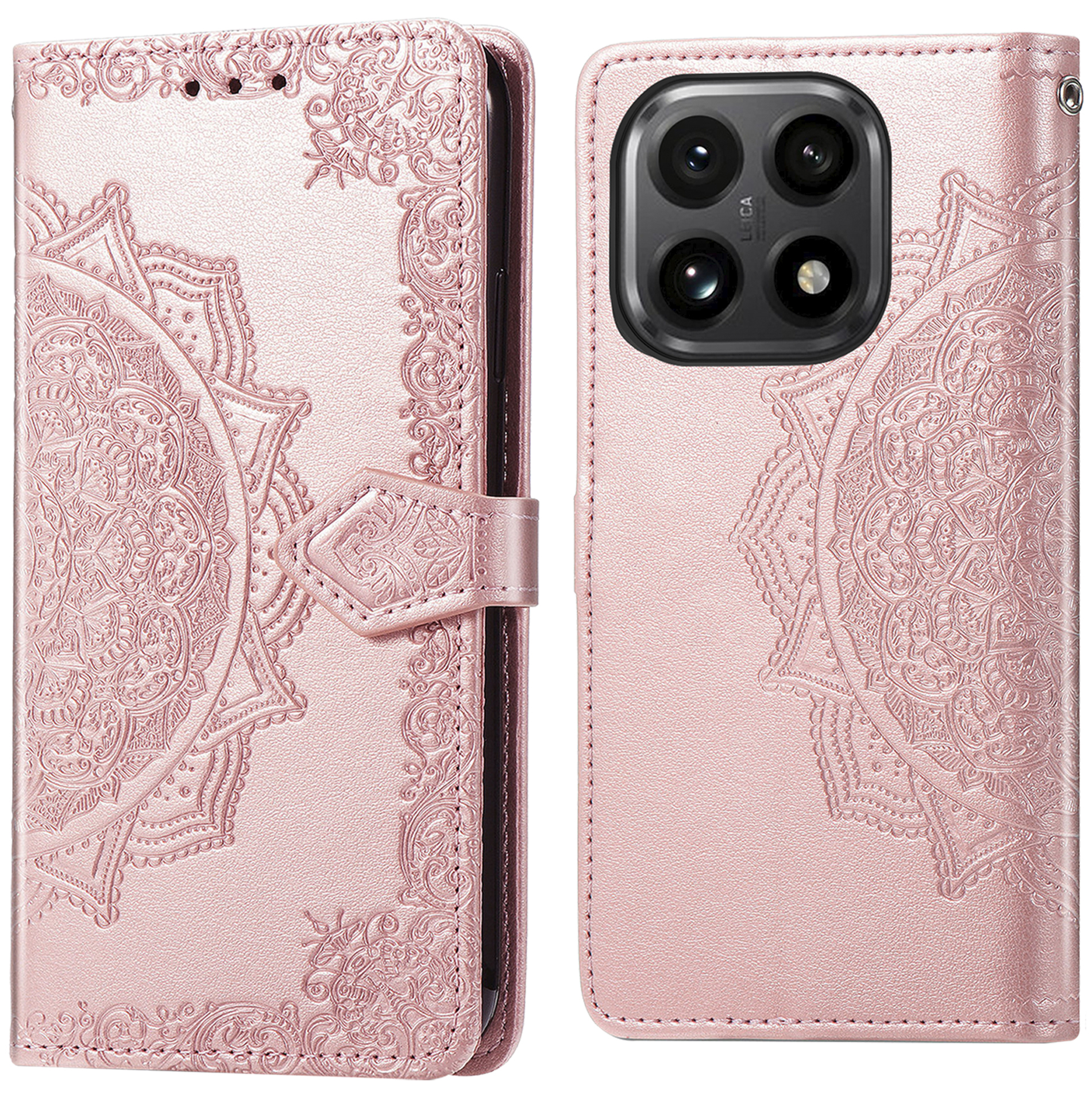 imoshion Mandala Bookcase voor de Xiaomi 15T - Rose Gold