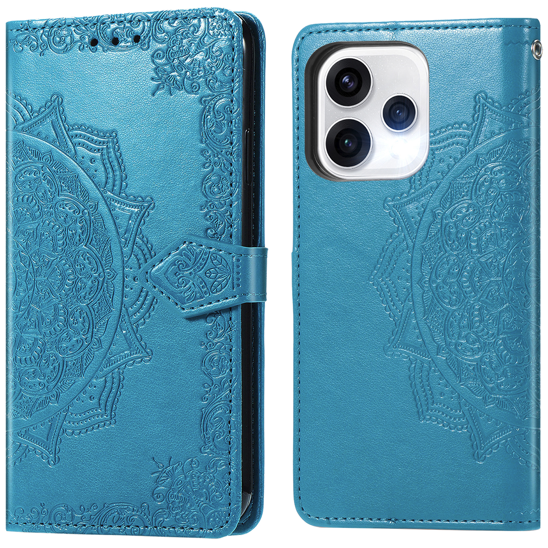 imoshion Mandala Bookcase voor de Oppo Reno15 (5G) - Turquoise