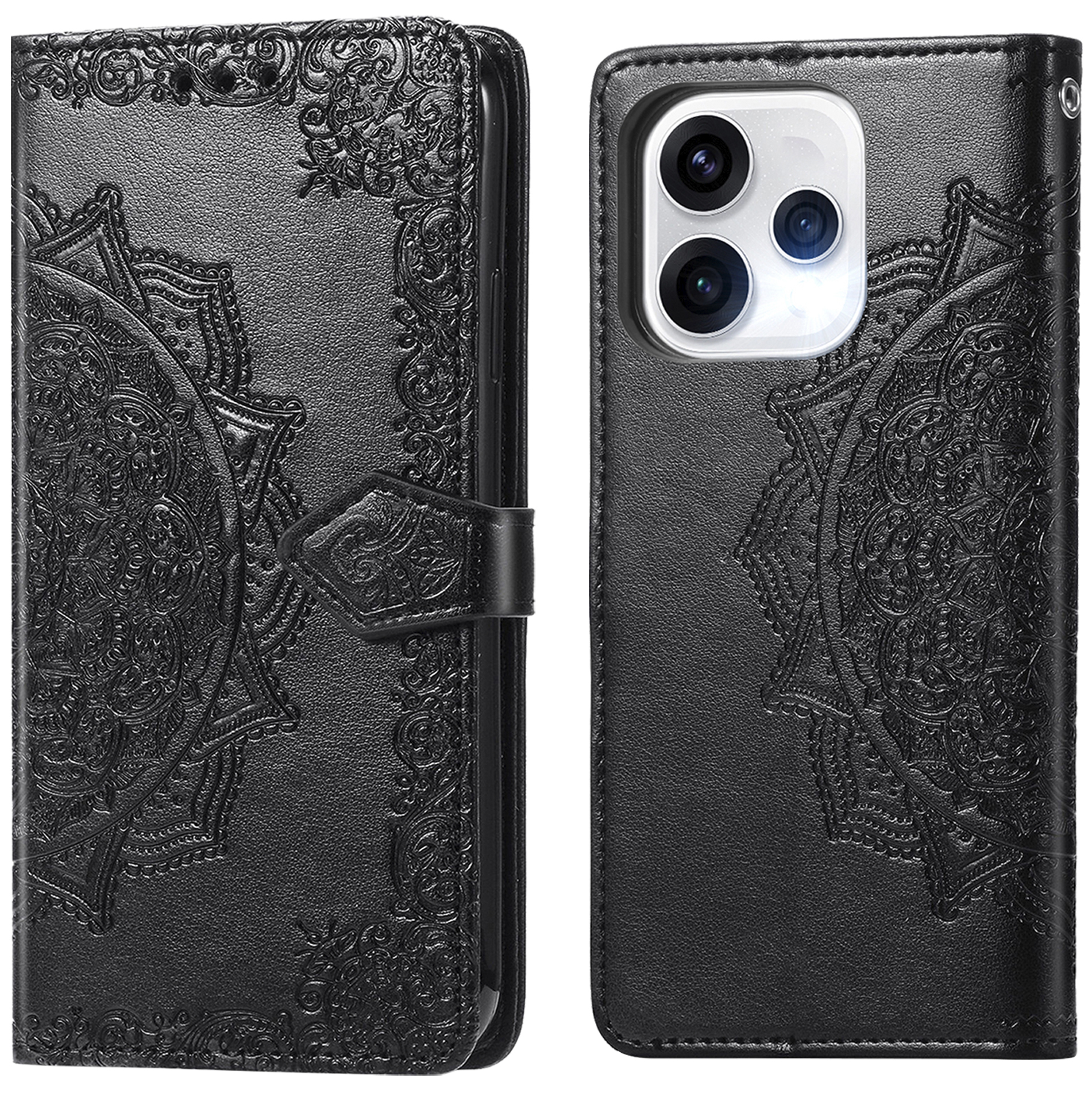 imoshion Mandala Bookcase voor de Oppo Reno15 (5G) - Zwart