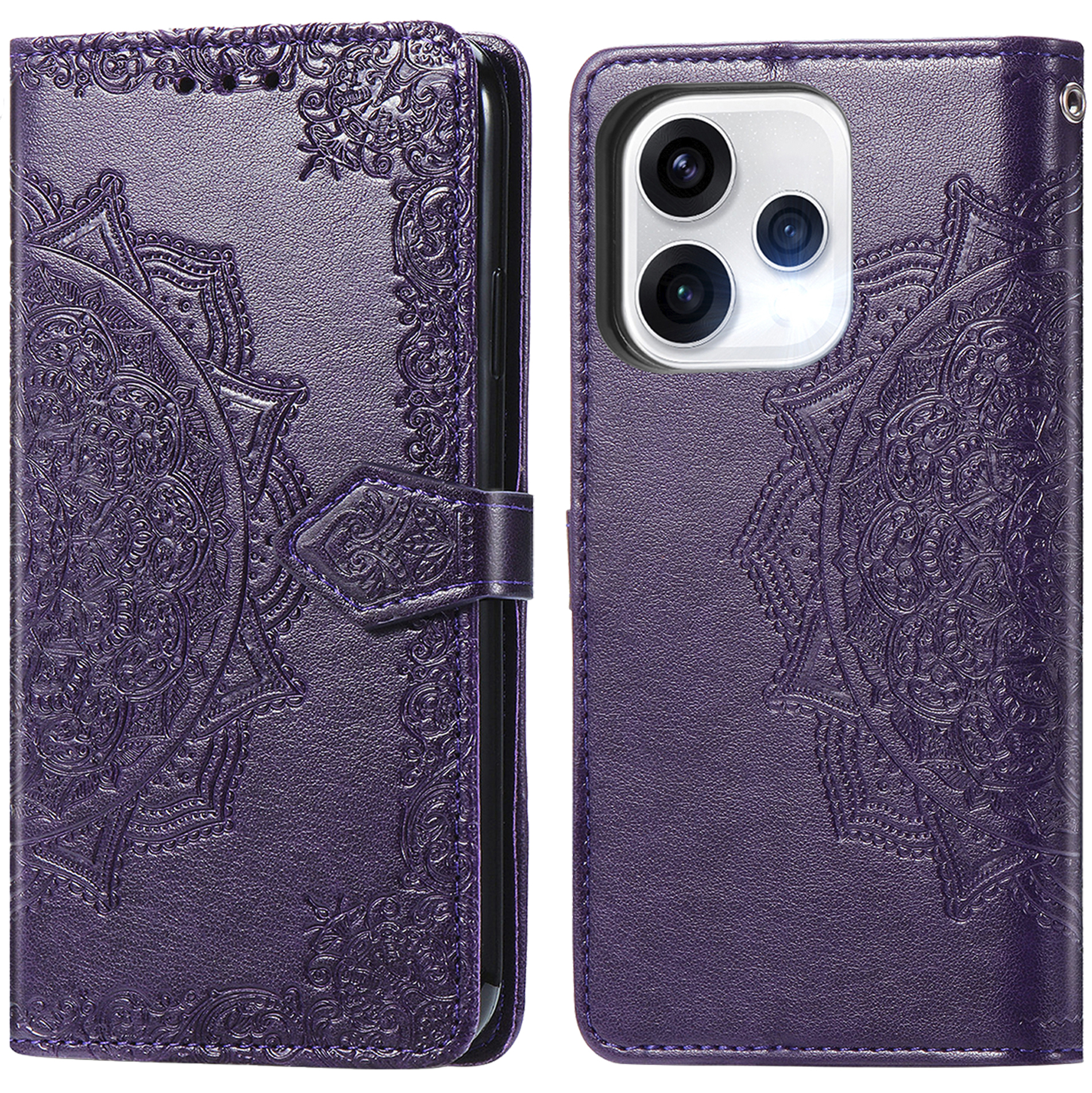 imoshion Mandala Bookcase voor de Oppo Reno15 (5G) - Paars