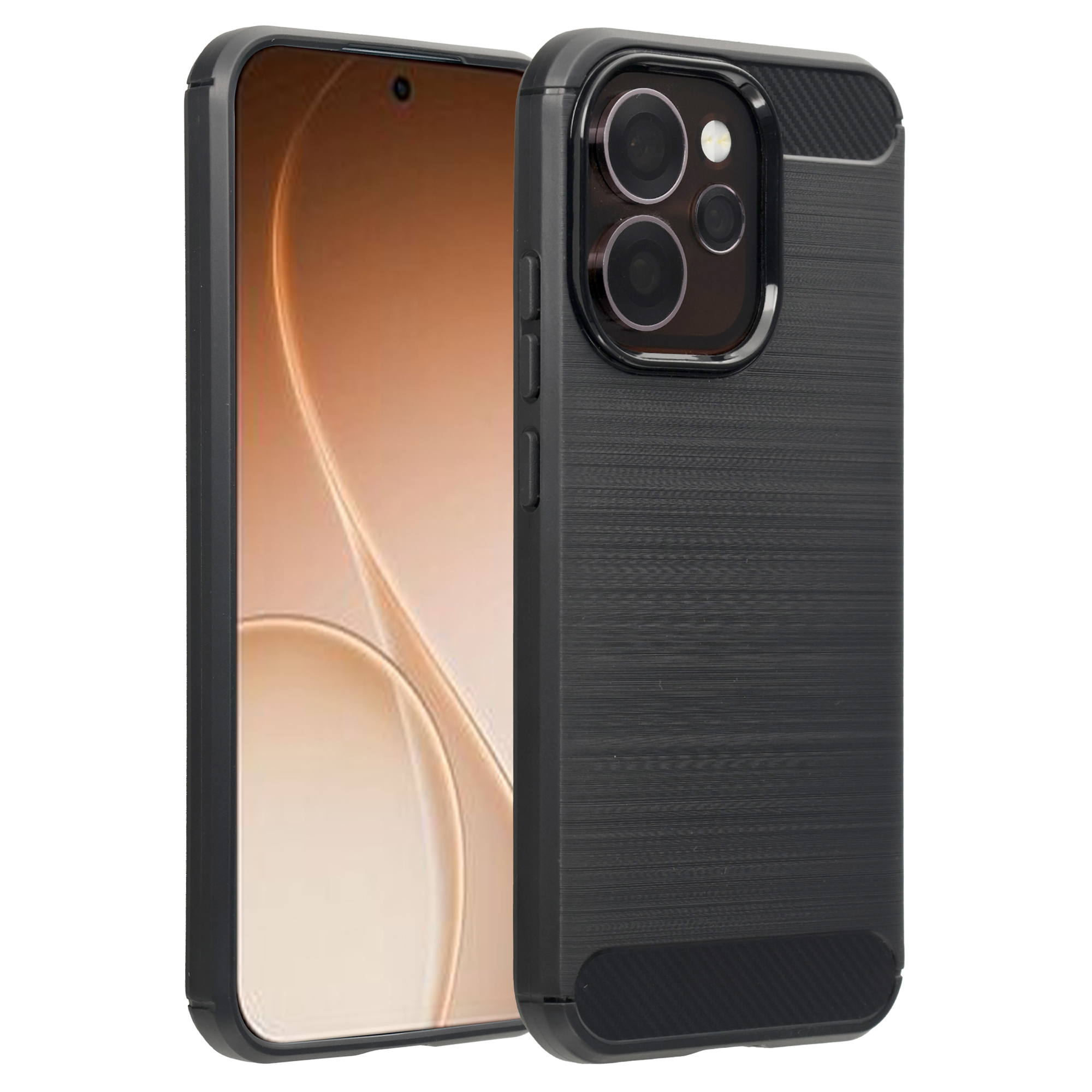 imoshion Coque Brushed Oppo Reno15 Pro (5G) - Noir