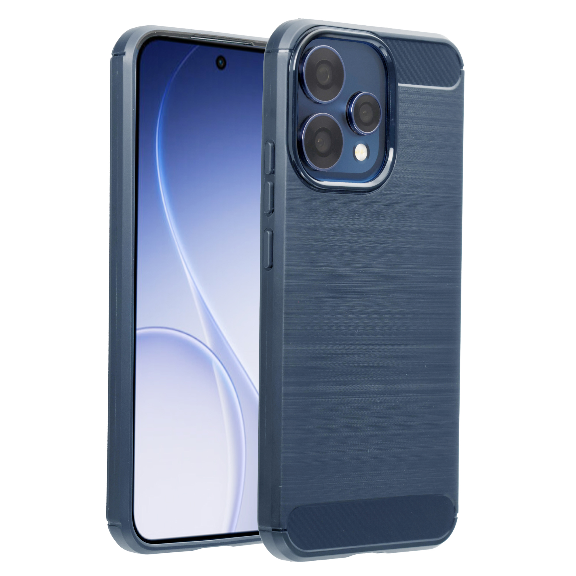 imoshion Coque Brushed Oppo Reno15 (5G) - Bleu foncé