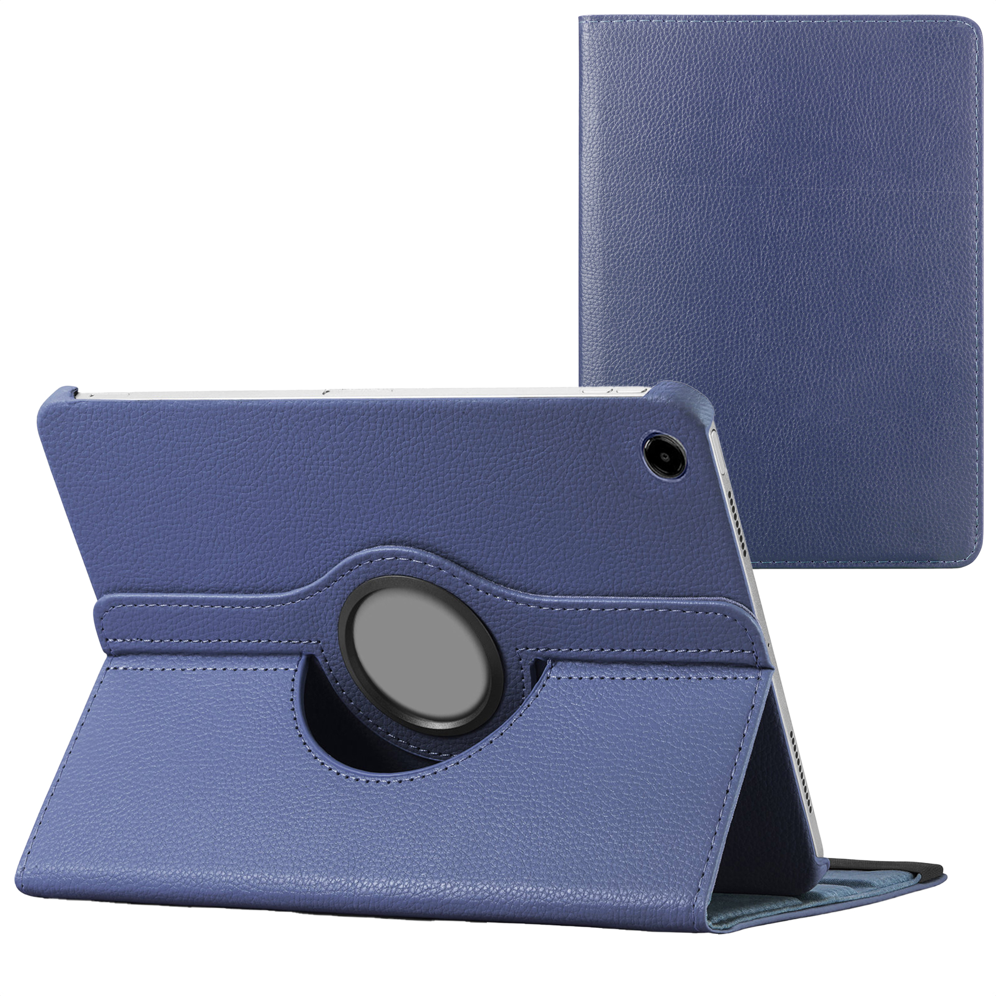 imoshion 360° draaibare Bookcase voor de Samsung Galaxy Tab A11 Plus - Donkerblauw
