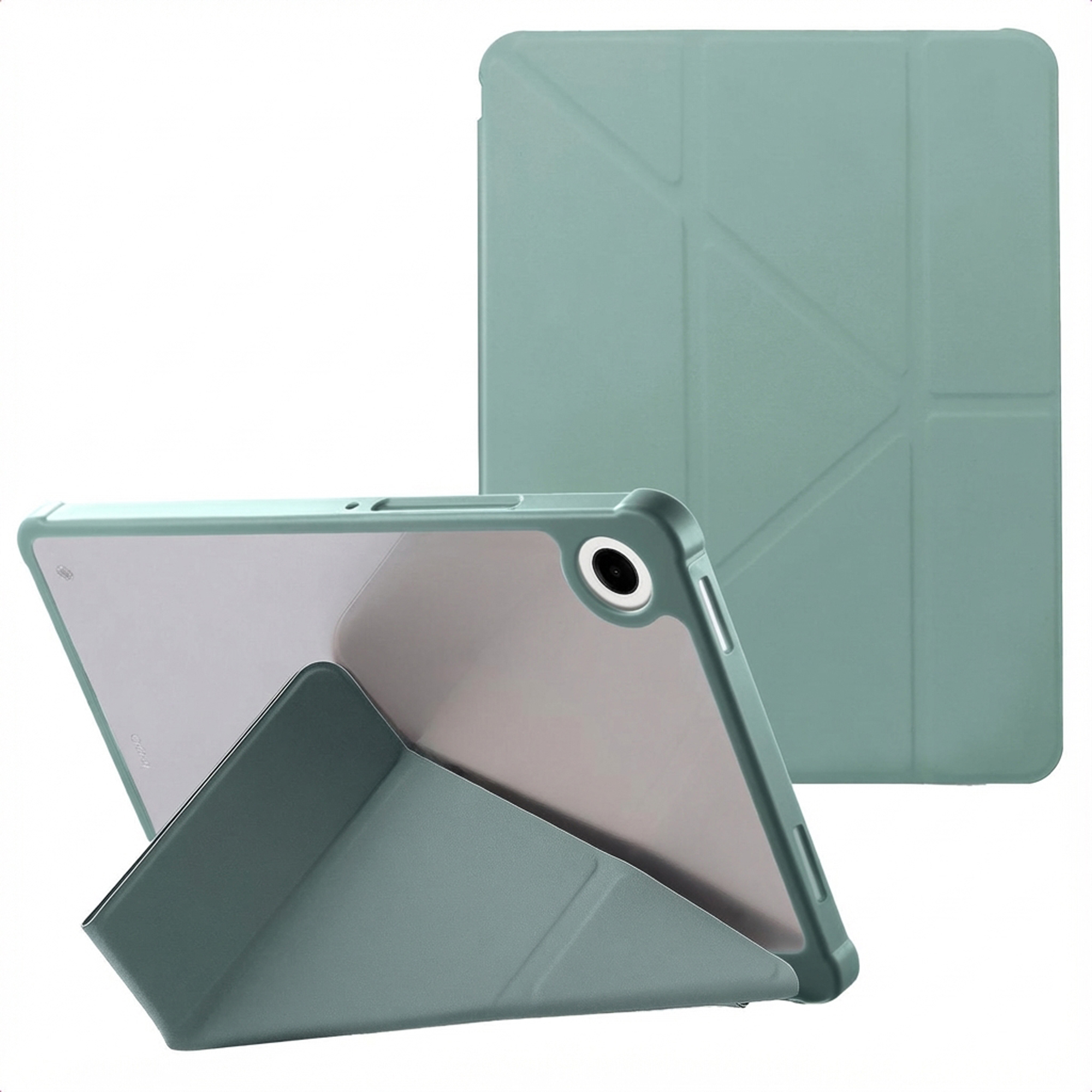 imoshion Origami Bookcase voor de Samsung Galaxy Tab A11 Plus - Donkergroen