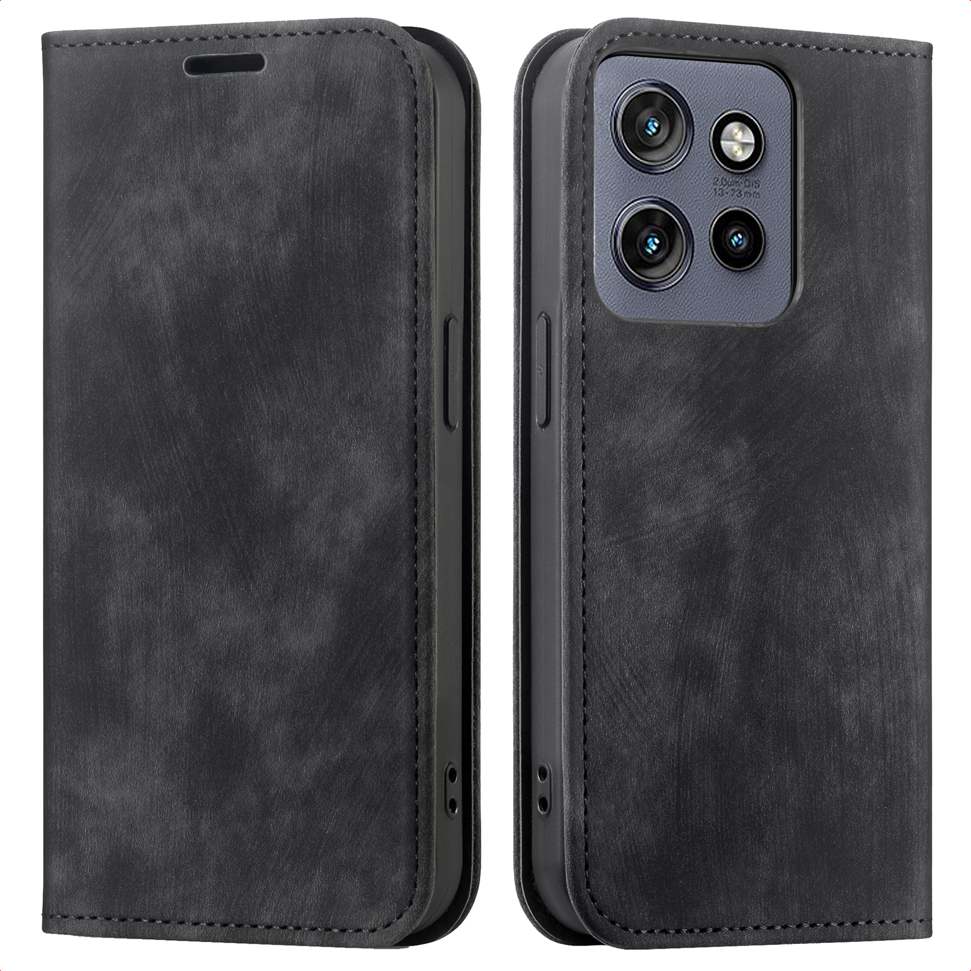 imoshion Slim Bookcase voor de Motorola Thinkphone 25 / Edge 50 Neo / Edge 60 Neo - Zwart
