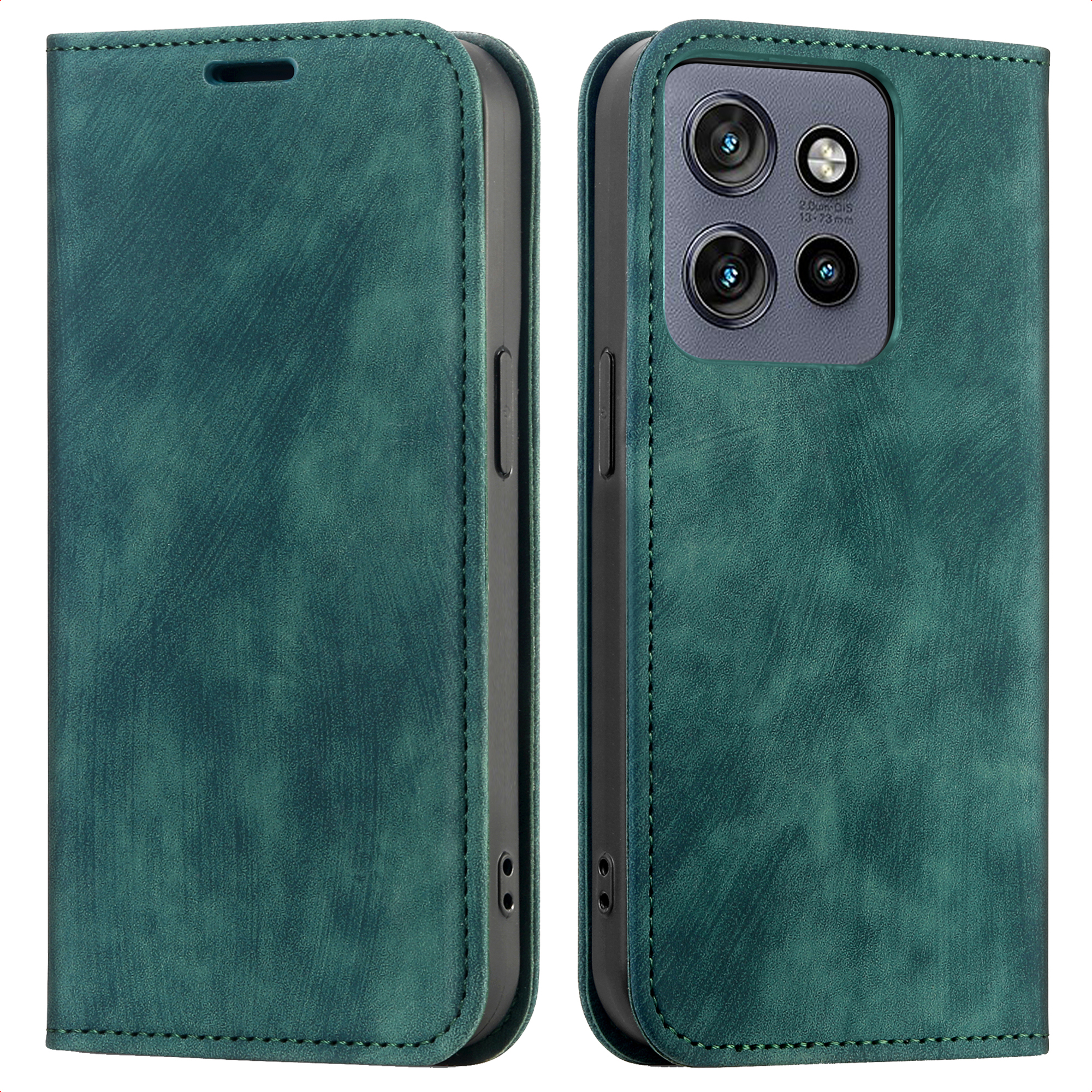 imoshion Slim Bookcase voor de Motorola Thinkphone 25 / Edge 50 Neo / Edge 60 Neo - Groen