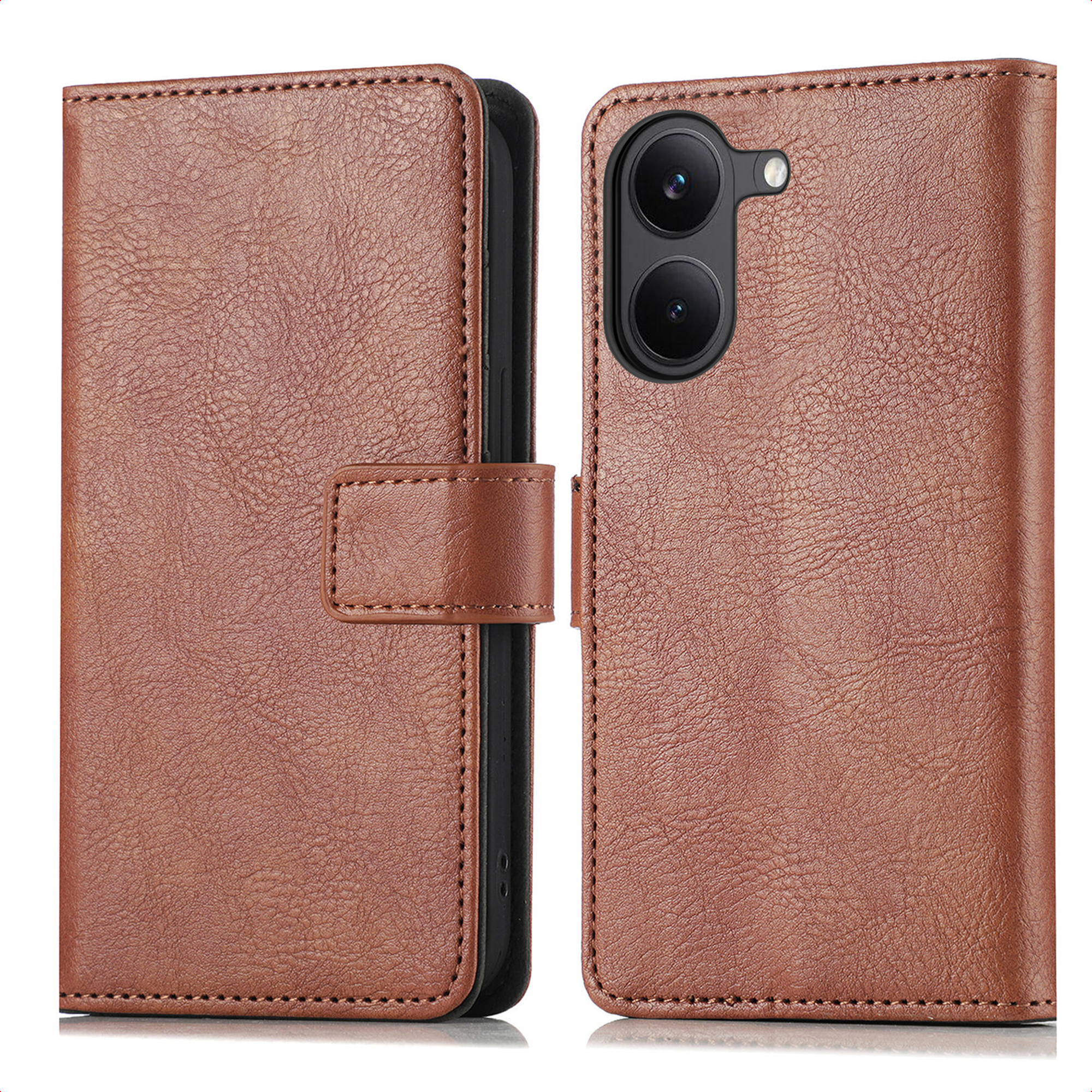 imoshion Luxe Bookcase voor de Xiaomi Poco X8 Pro - Bruin