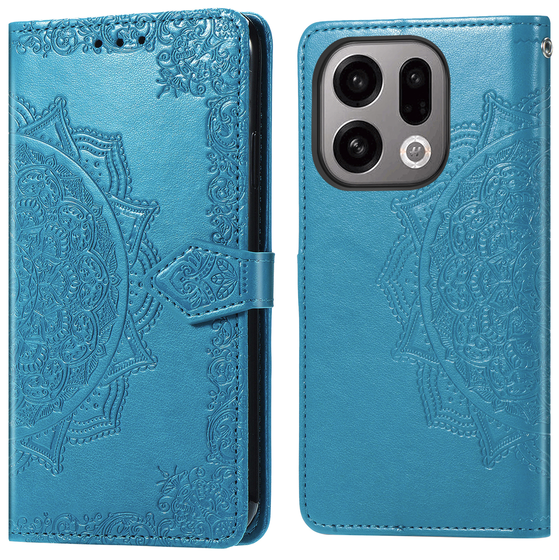 imoshion Mandala Bookcase voor de Oppo Find X9 - Turquoise