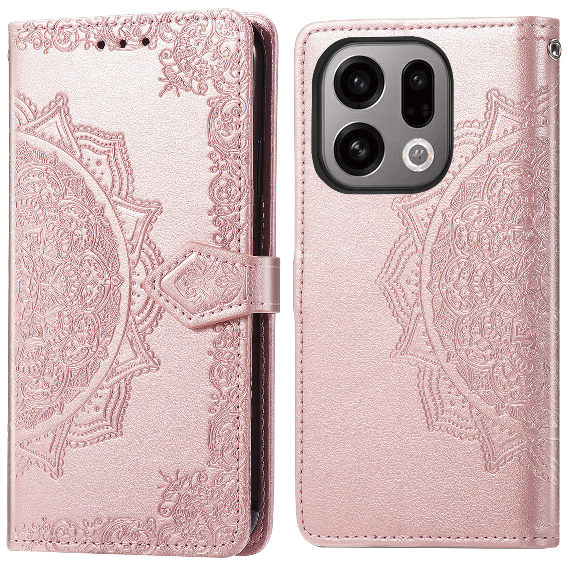 imoshion Mandala Bookcase voor de Oppo Find X9 - Rose Gold