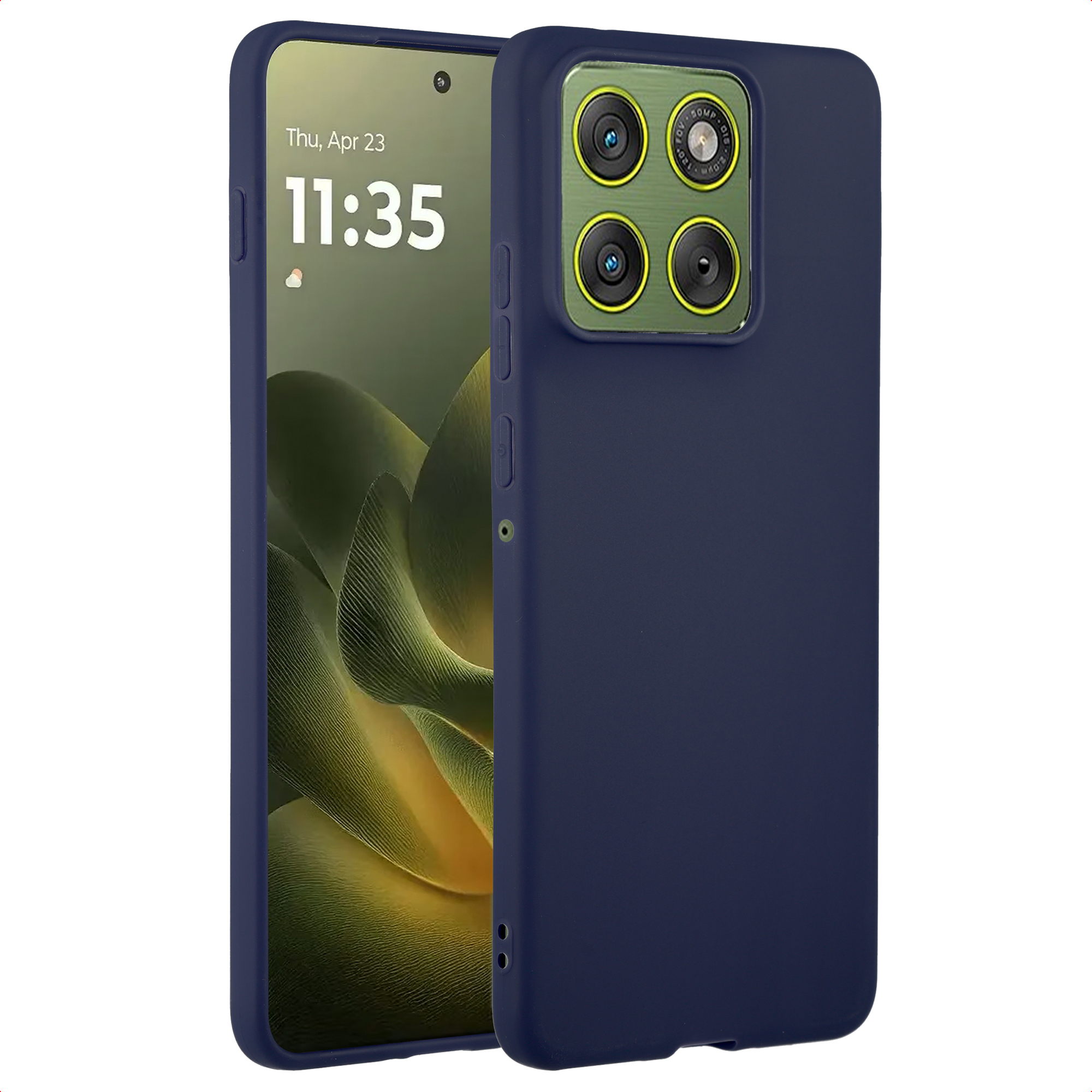 imoshion Coque Couleur Motorola Edge 70 - Bleu foncé