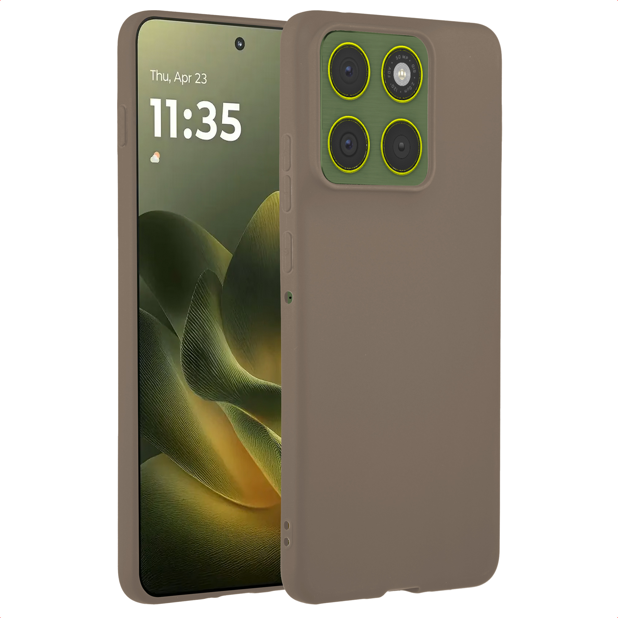 imoshion Coque Couleur Motorola Edge 70 - Marron