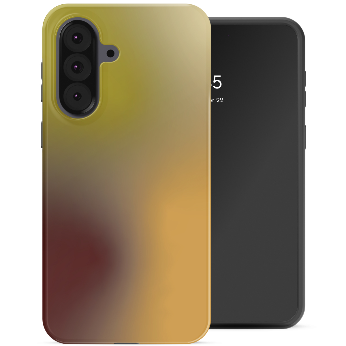 Selencia Coque arrière Vivid Samsung Galaxy A37 (5G) - Gradient Olive Dust