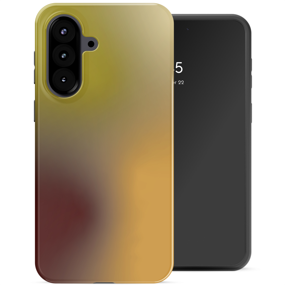 Selencia Coque arrière Vivid Samsung Galaxy A57 (5G) - Gradient Olive Dust