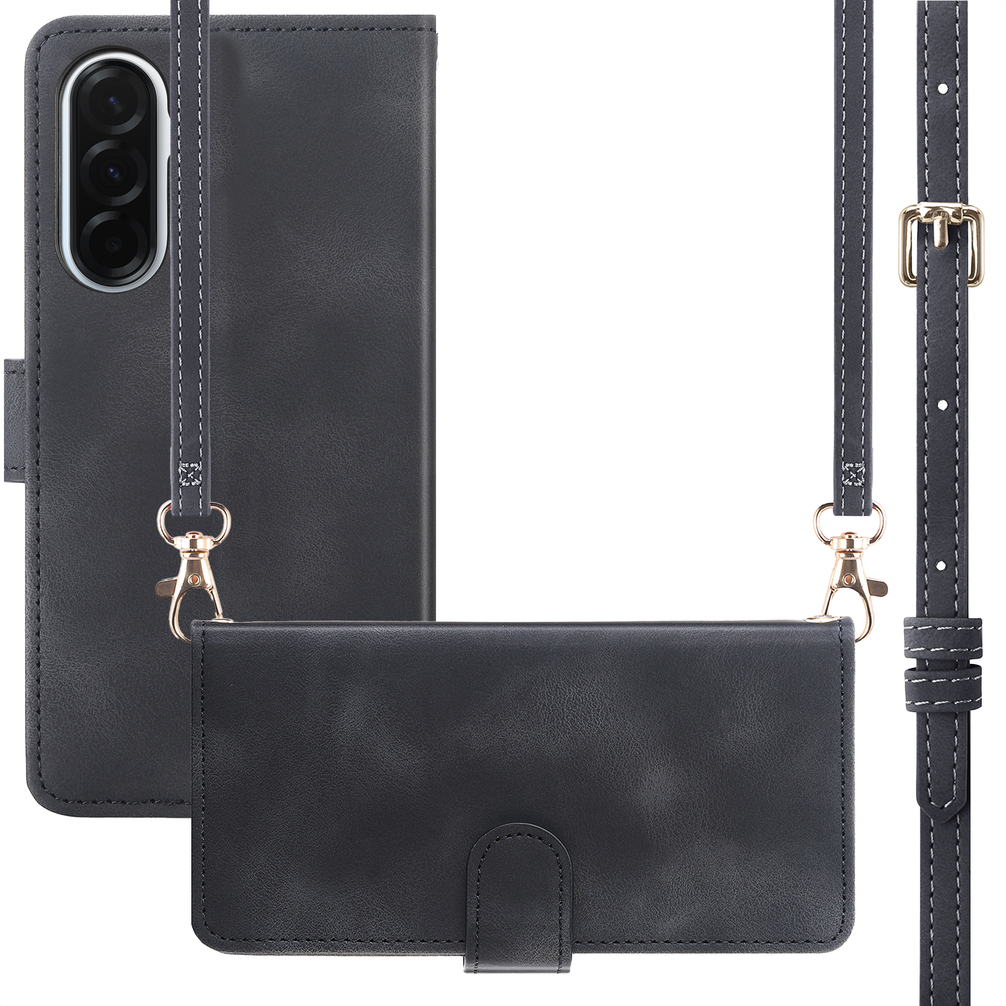 imoshion Bookcase met koord voor de Samsung Galaxy A37 (5G) - Zwart