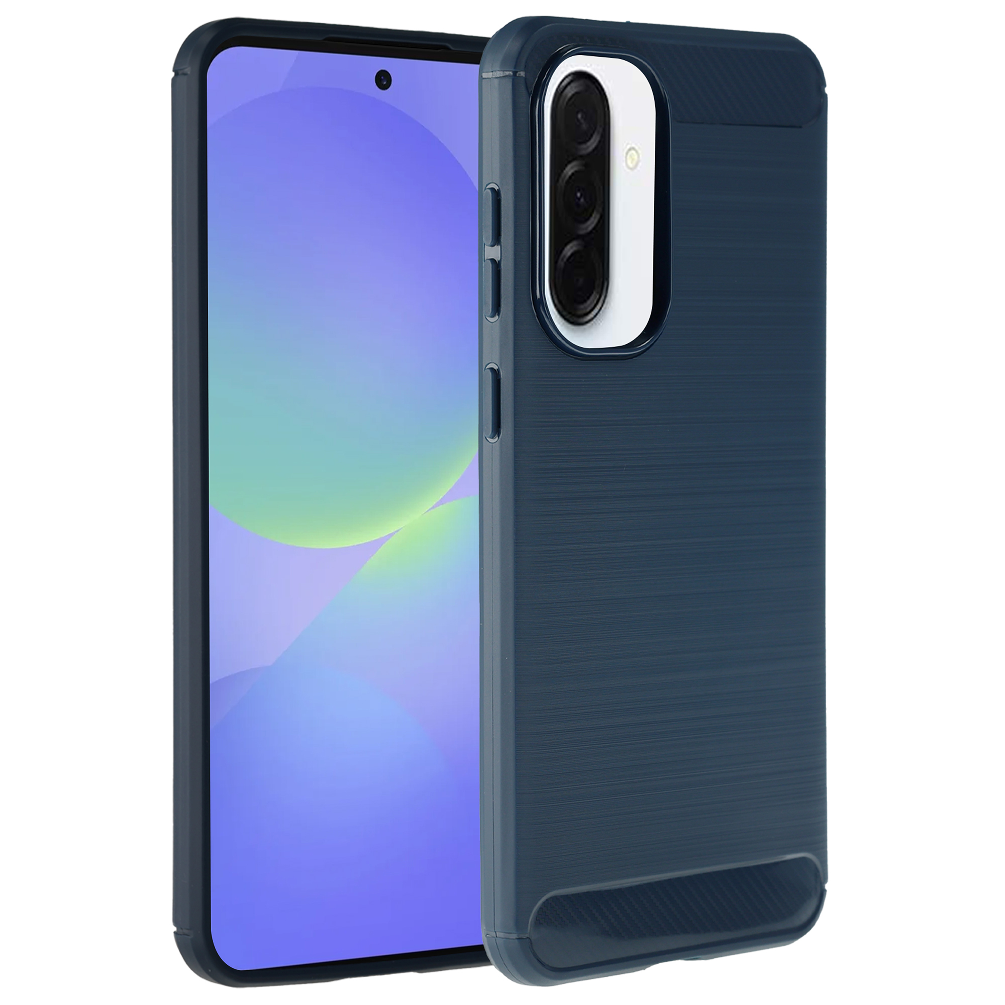 imoshion Coque Brushed Samsung Galaxy A37 (5G) - Bleu foncé