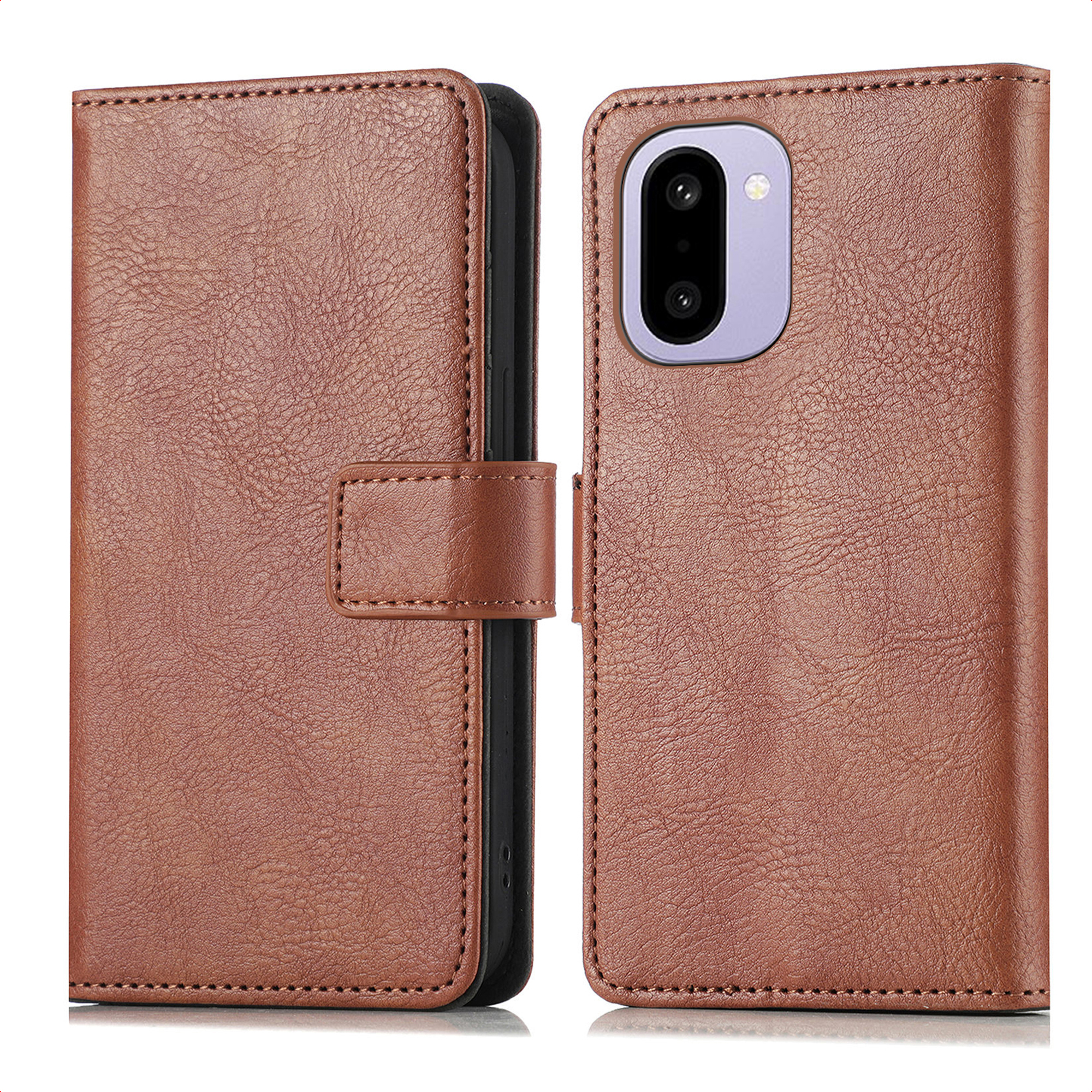 imoshion Luxe Bookcase voor de OnePlus 15R - Bruin