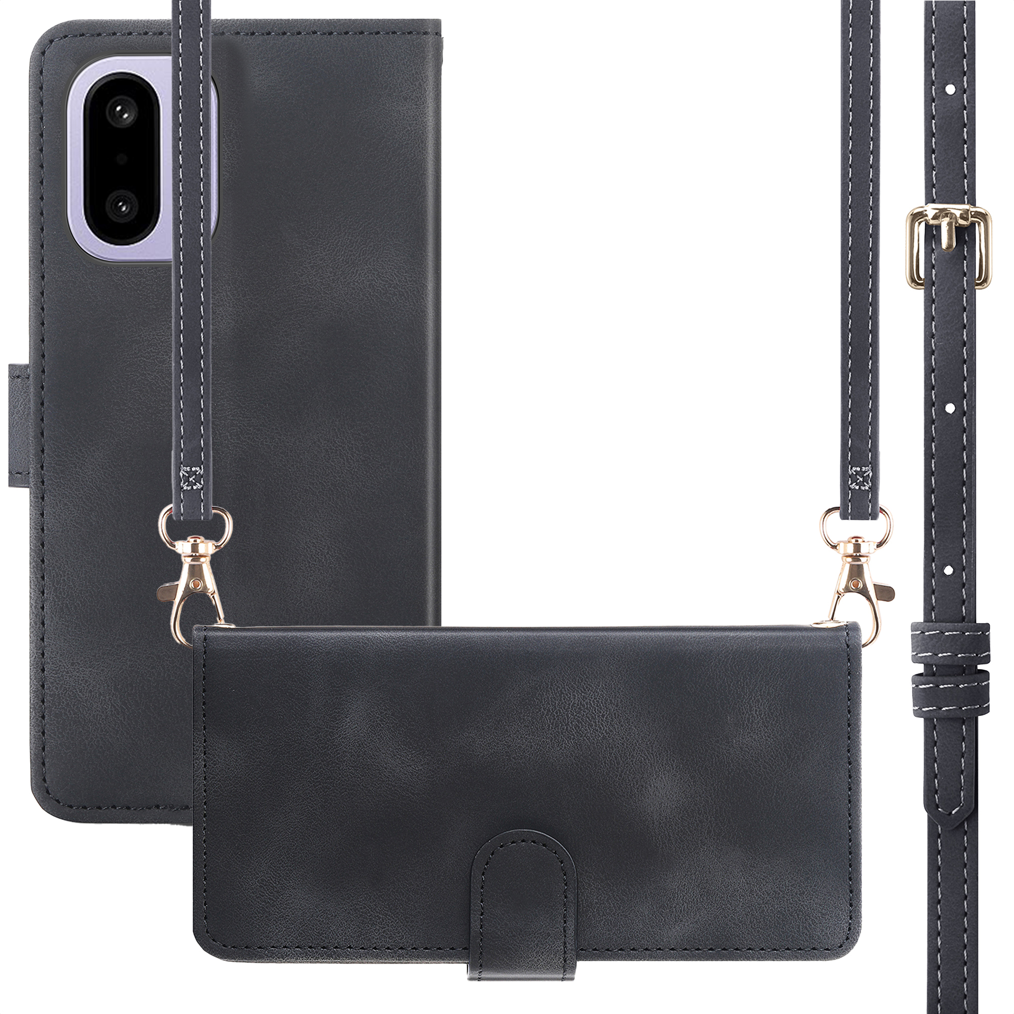 imoshion Bookcase met koord voor de OnePlus 15R - Zwart