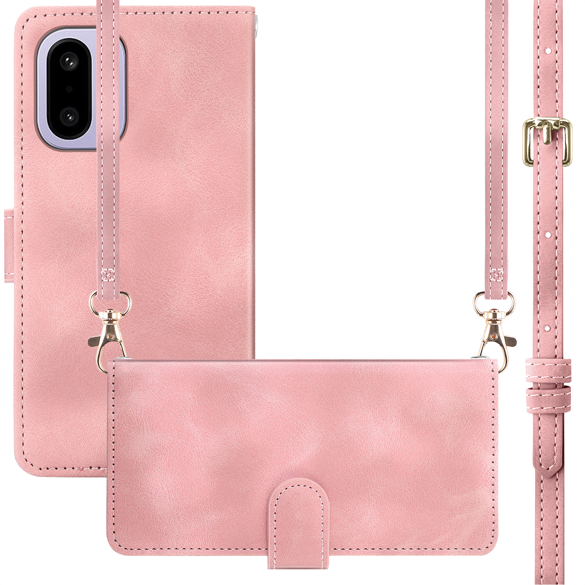imoshion Bookcase met koord voor de OnePlus 15R - Roze