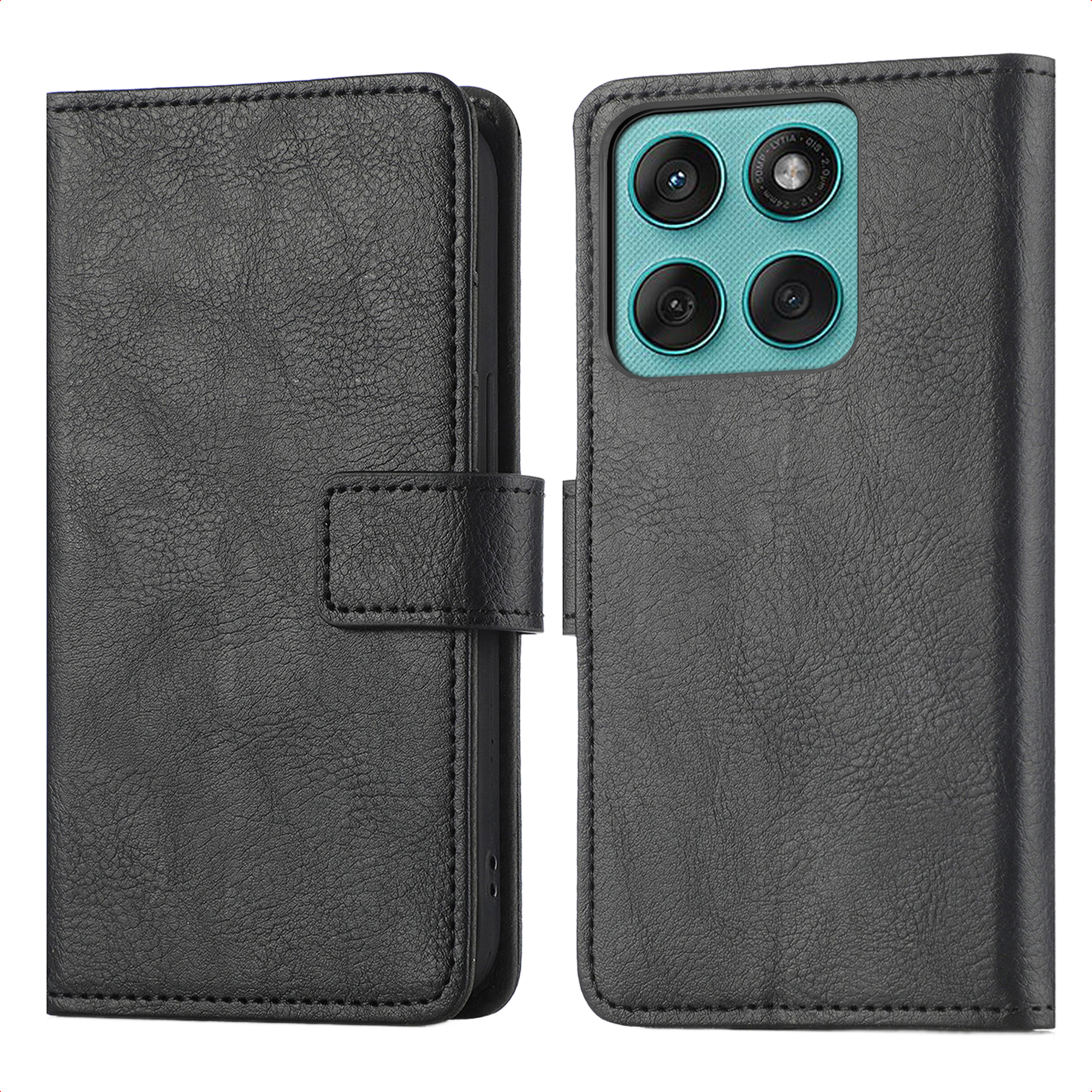 imoshion Luxe Bookcase voor de Motorola Moto G57 Power - Zwart