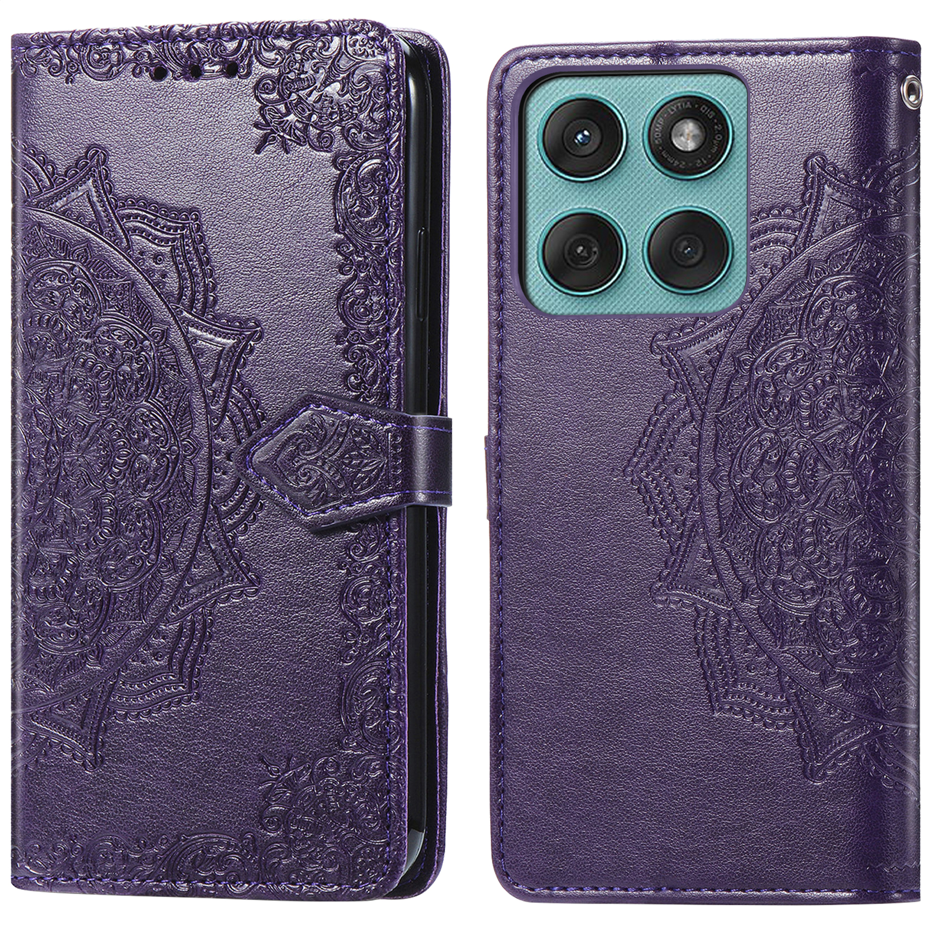 imoshion Mandala Bookcase voor de Motorola Moto G57 Power - Paars