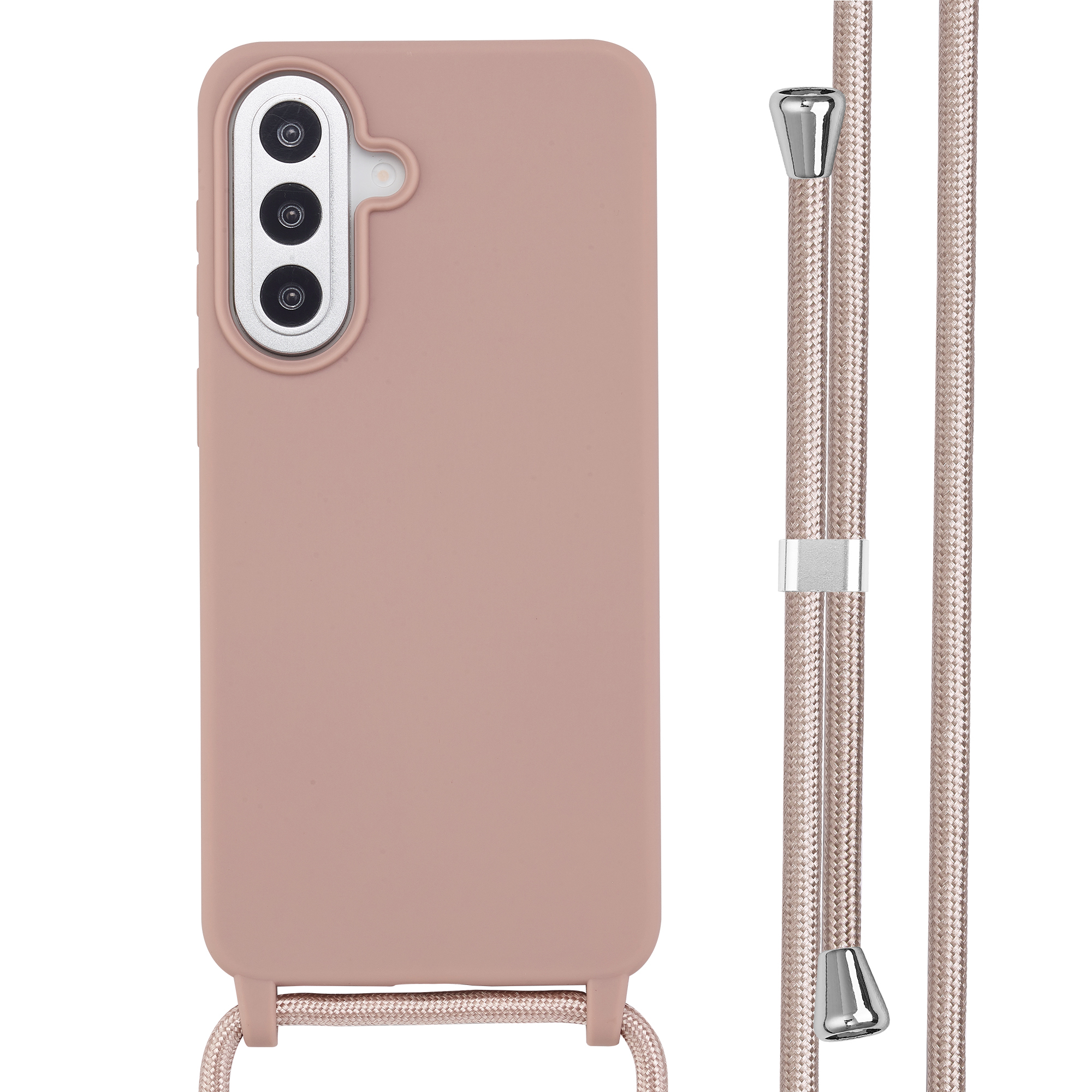 imoshion Siliconen hoesje met koord voor de Samsung Galaxy A57 (5G) - Sand Pink