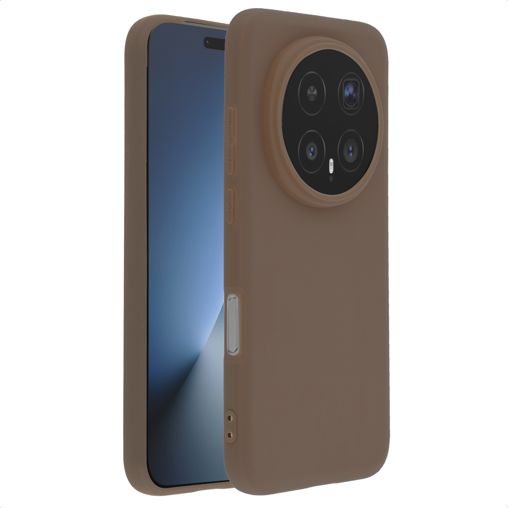 imoshion Coque Couleur Honor Magic8 Pro - Marron