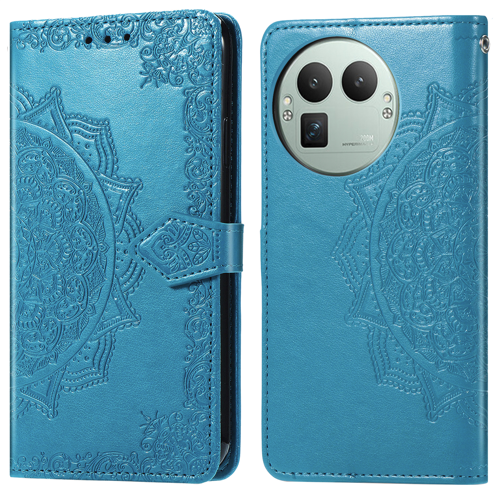 imoshion Mandala Bookcase voor de Realme GT 8 Pro - Turquoise